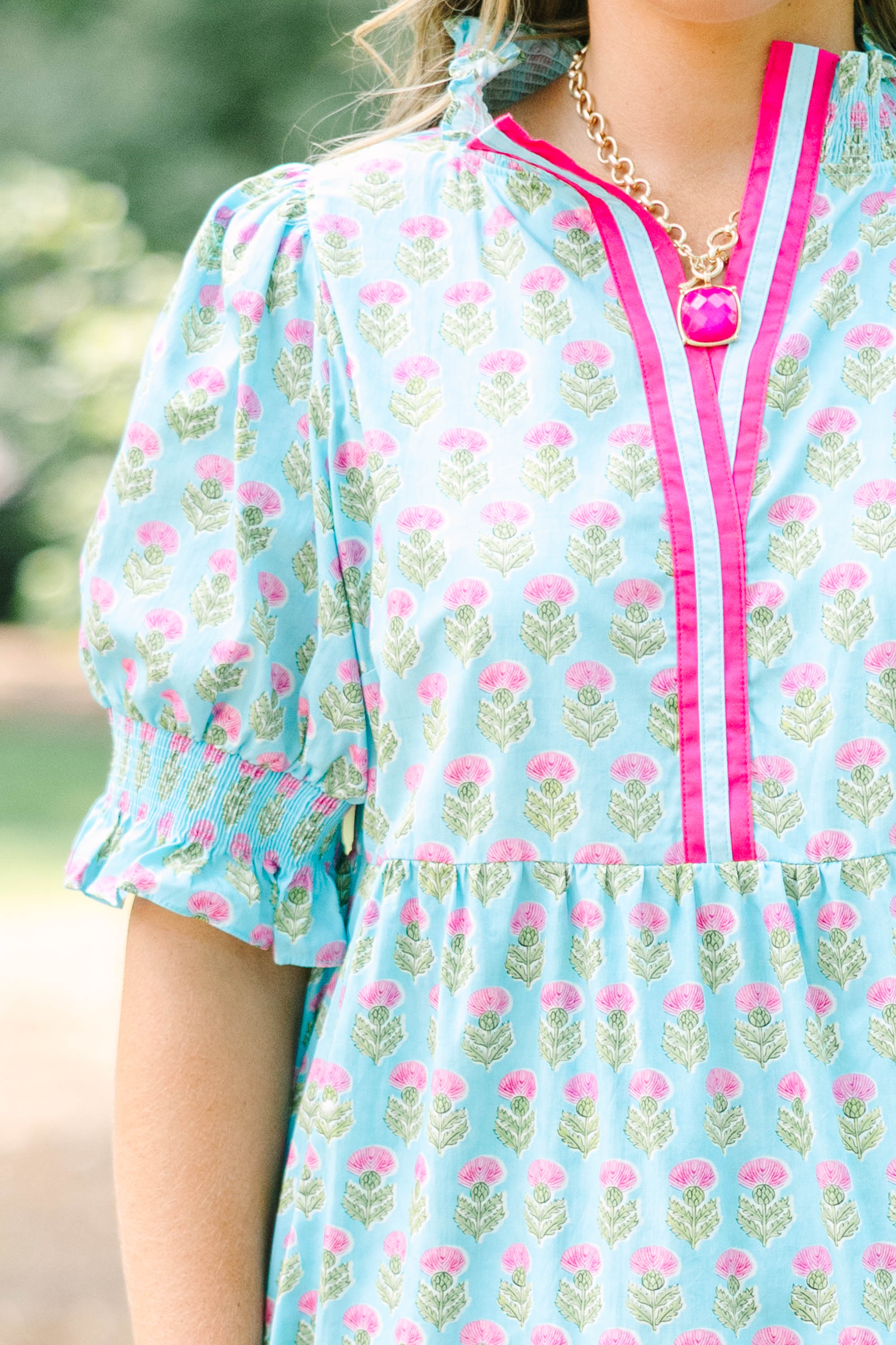 Sweet Recollection Dress, Baby Blue