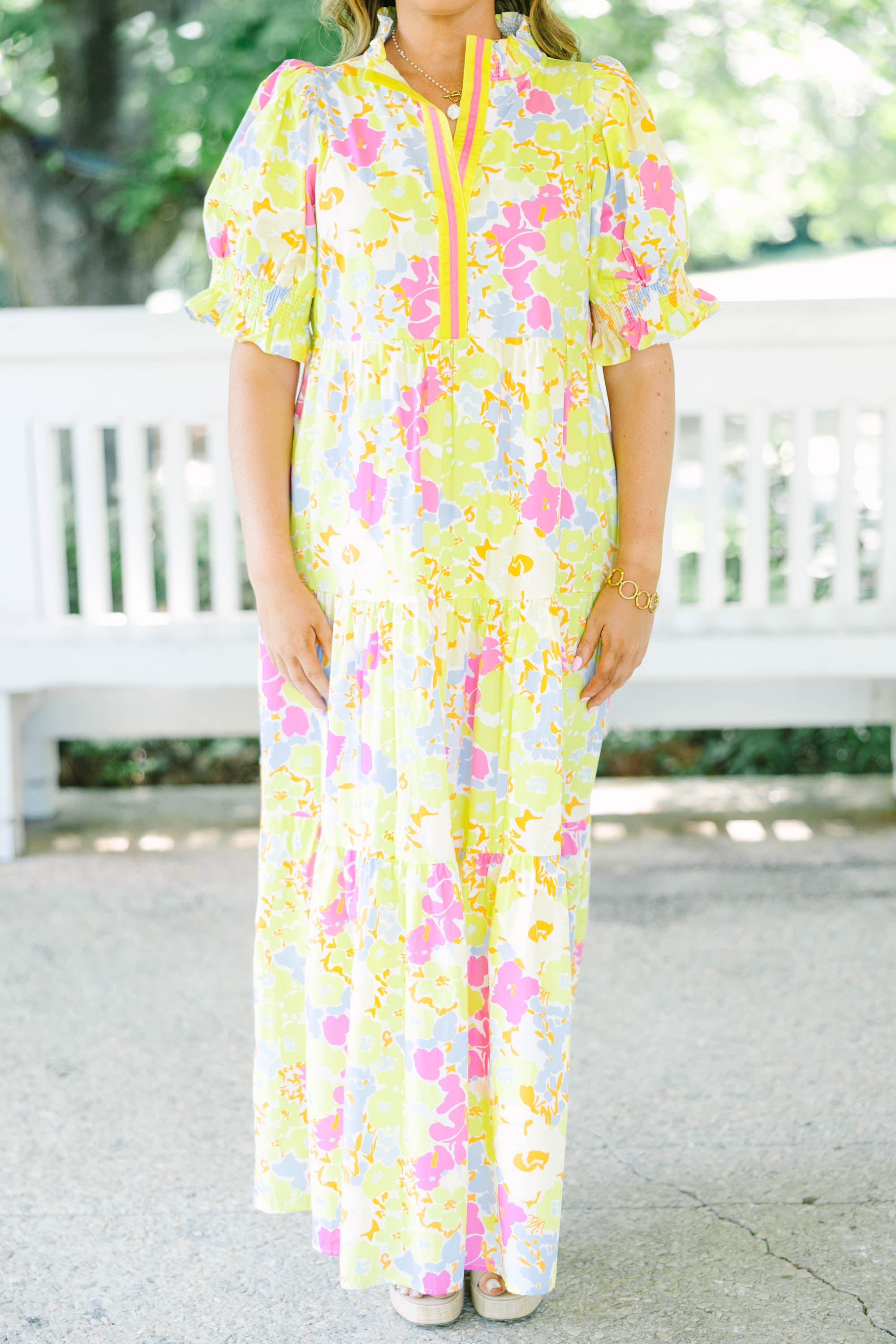 Sweet Recollection Dress, Yellow