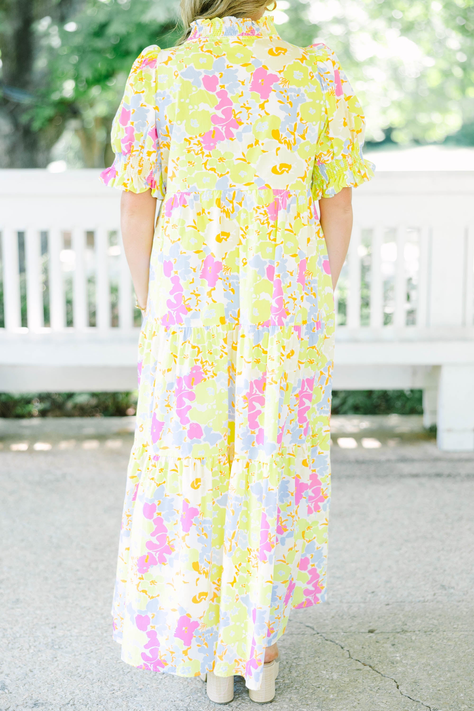 Sweet Recollection Dress, Yellow
