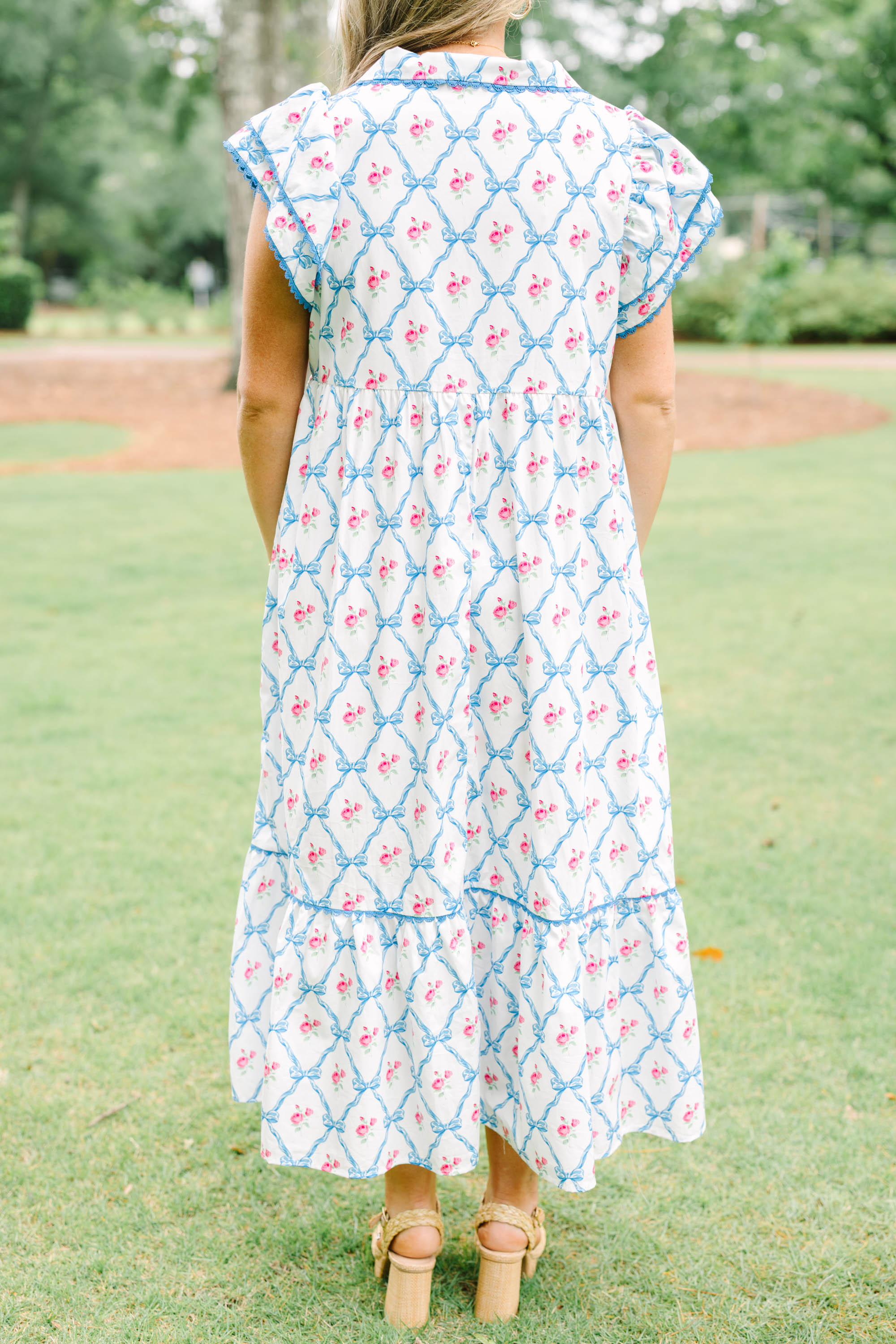 Sweet Tea In July Dress, Blue