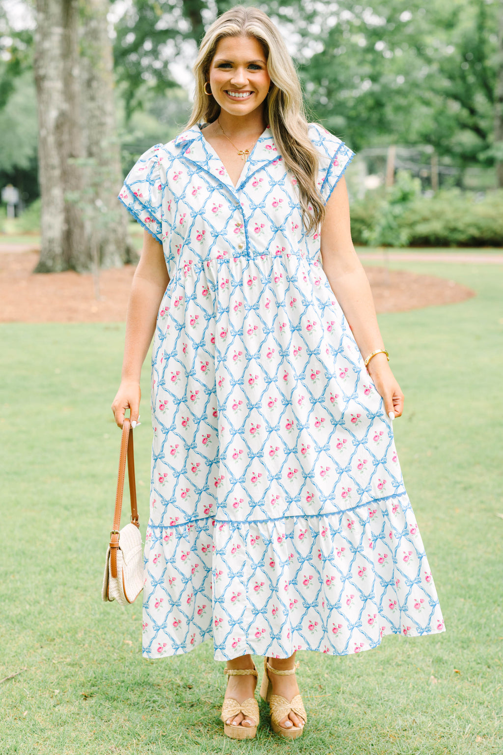 Sweet Tea In July Dress, Blue