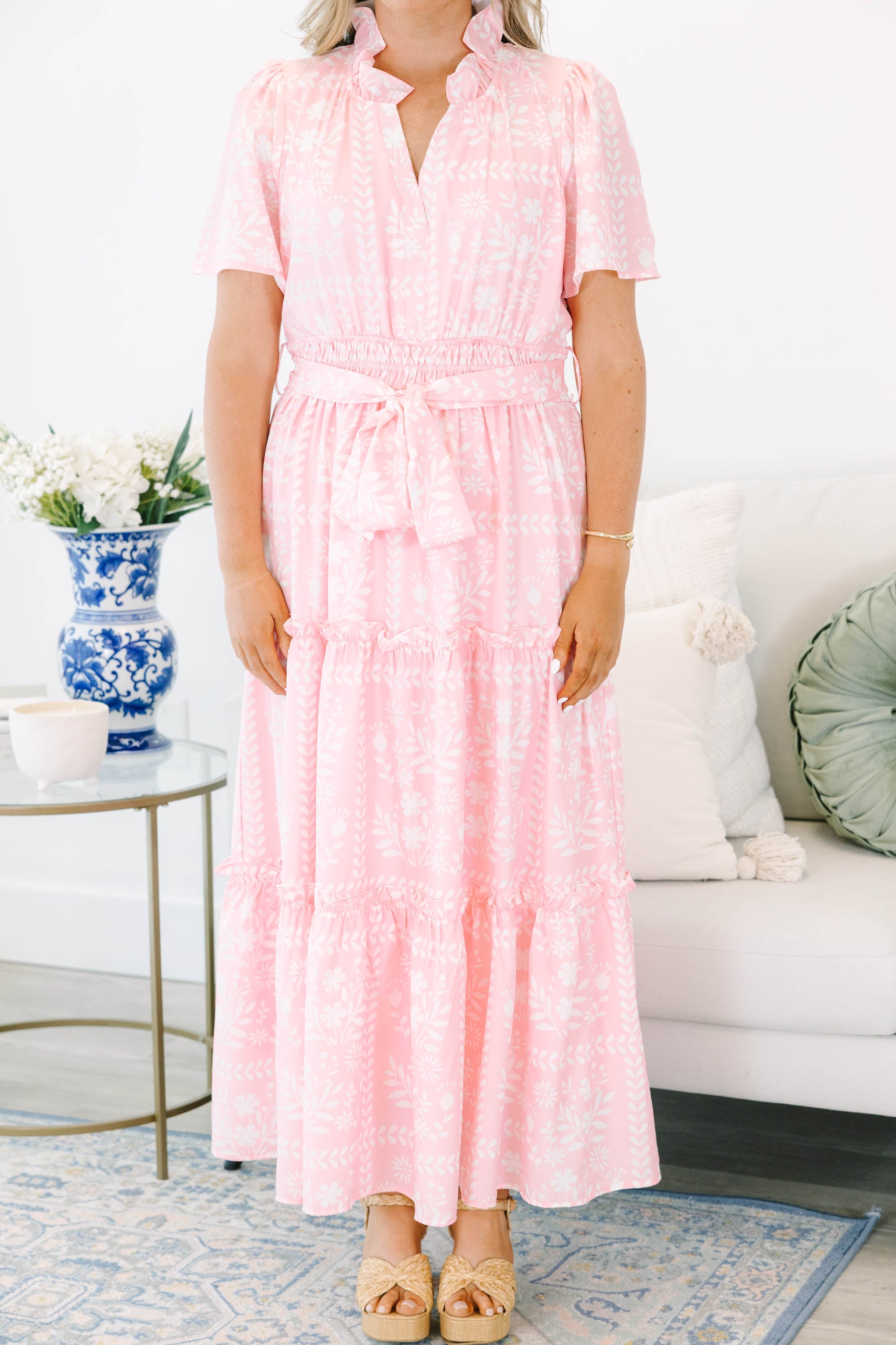 Sweet Thoughts Dress, Baby Pink