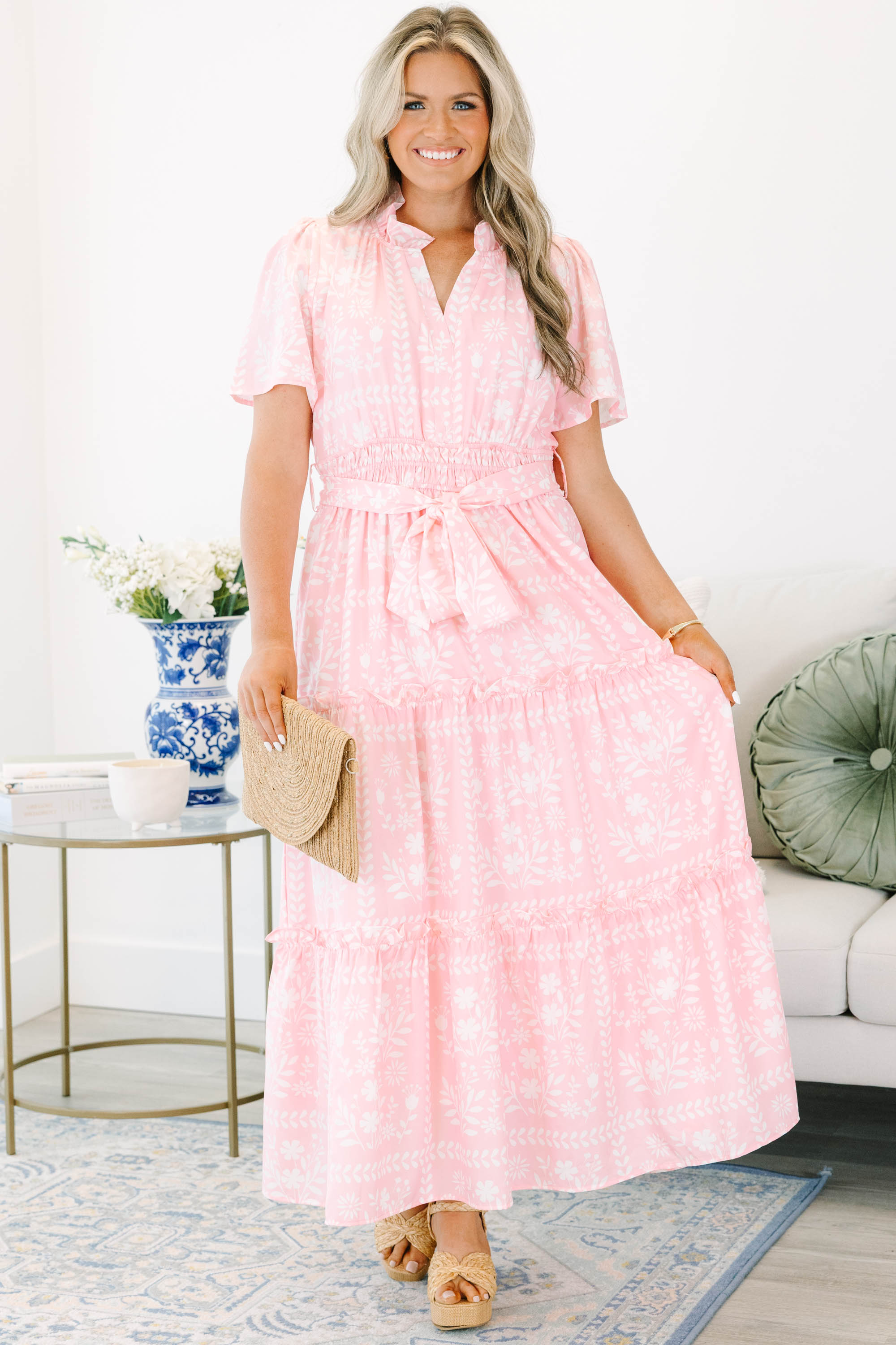 Sweet Thoughts Dress, Baby Pink