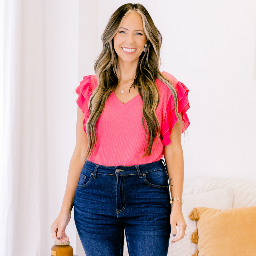 Sweet Temptations Bodysuit, Fuchsia