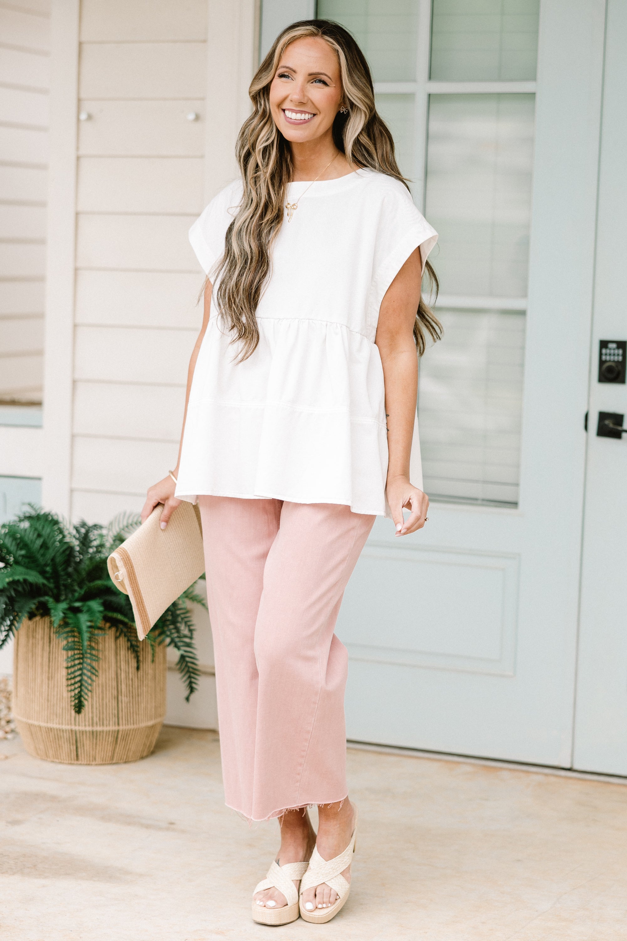 Sweetest Glance Top, White