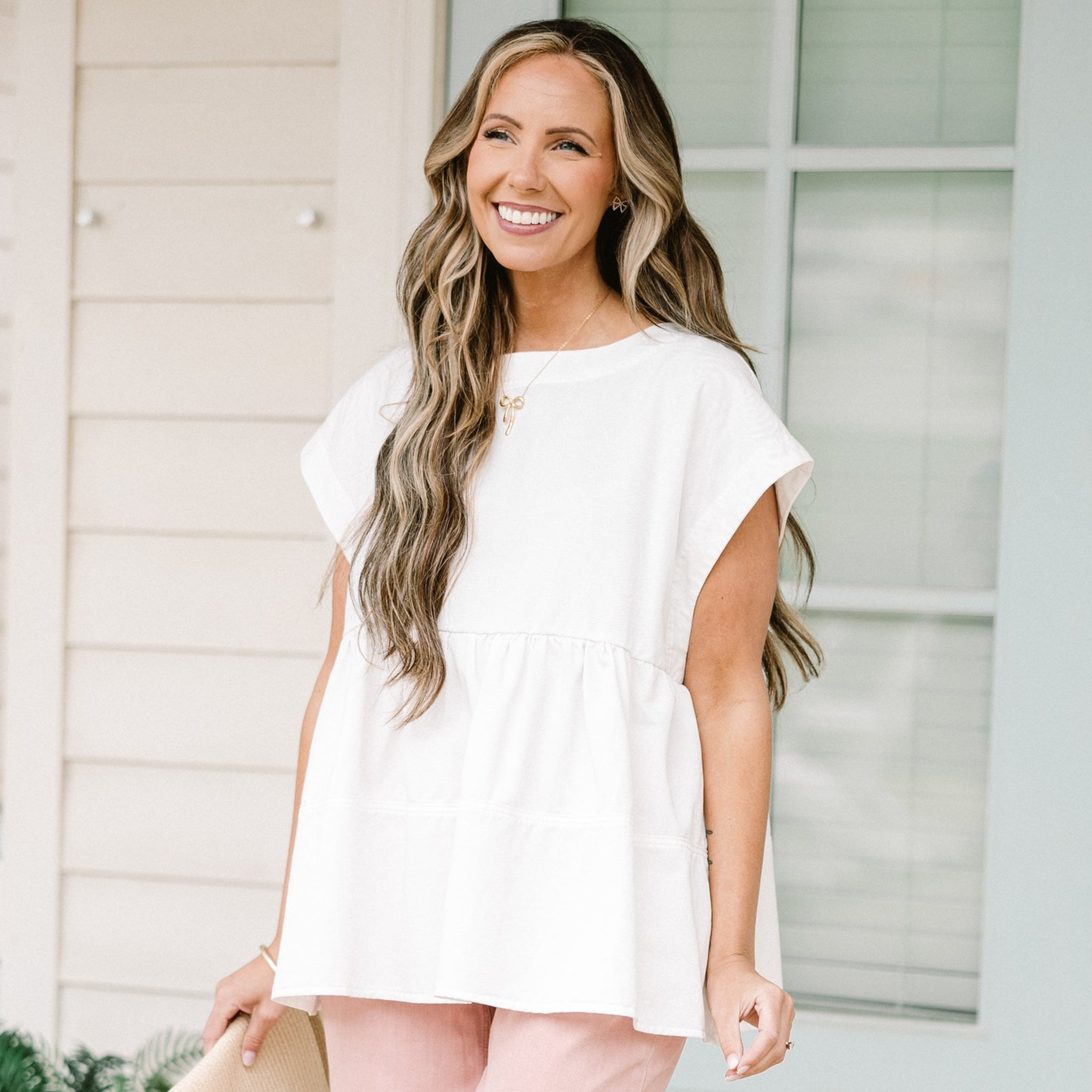 Sweetest Glance Top, White