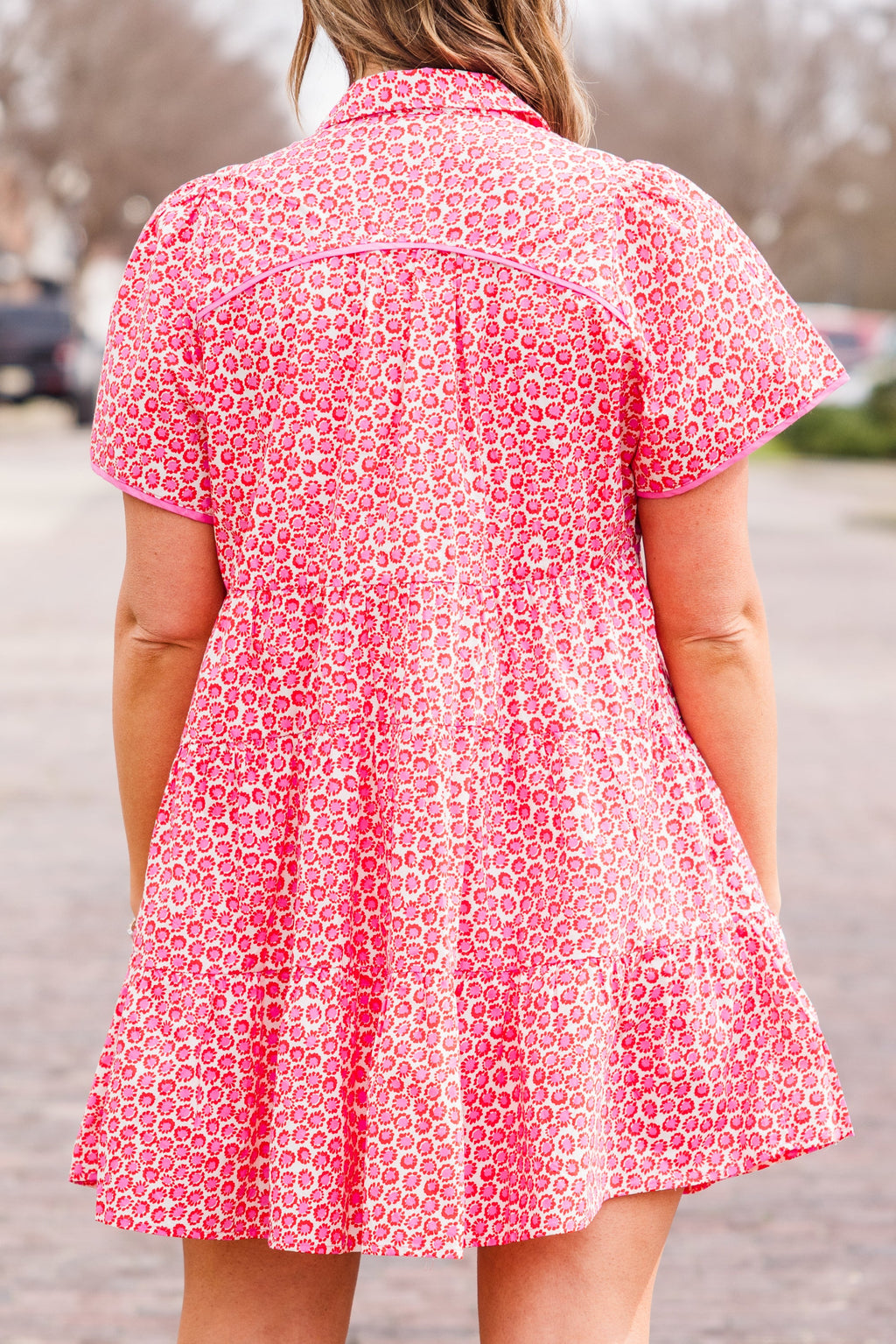 Sweetly Surprised Dress, Pink