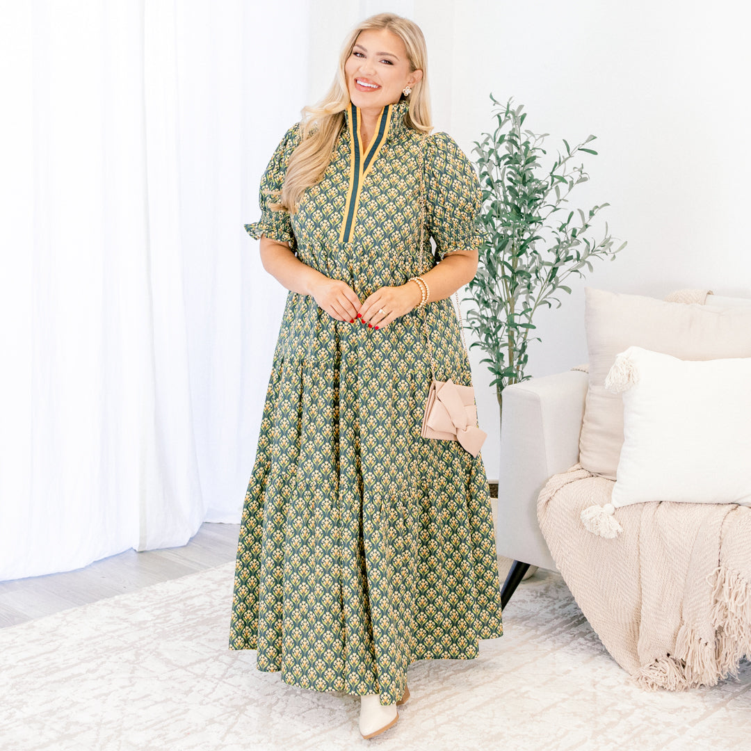 Sweet Recollection Dress, Green