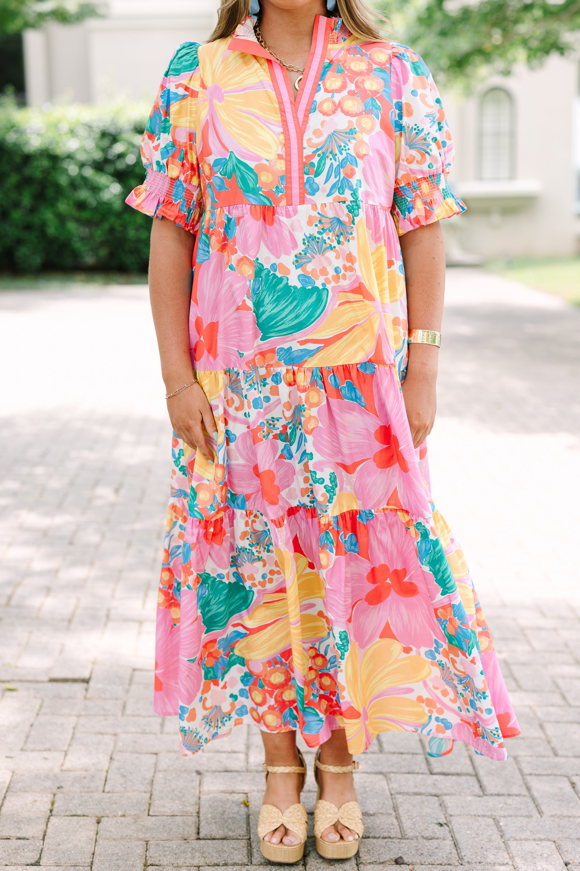 Sweet Recollection Dress, Fuchsia