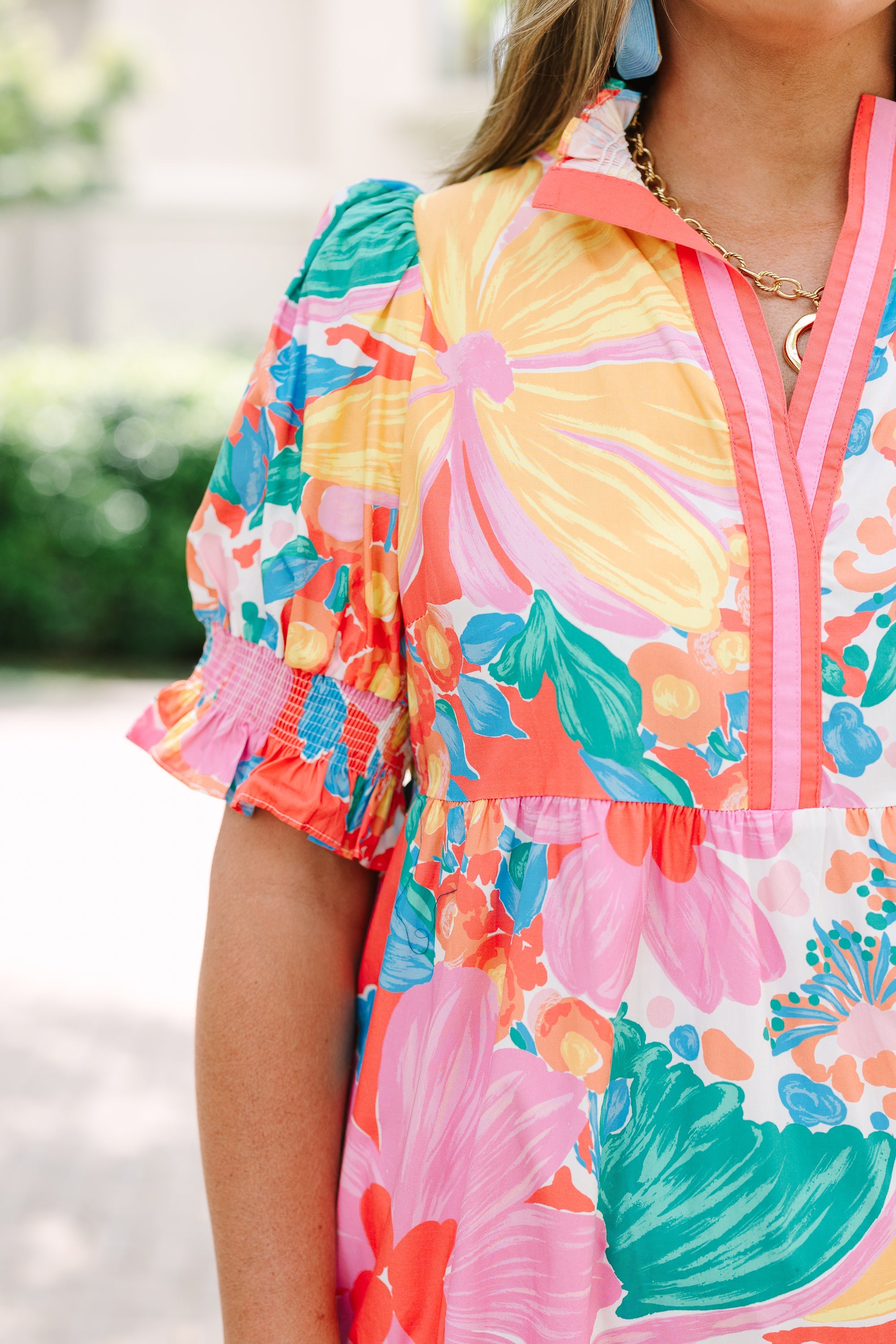 Sweet Recollection Dress, Fuchsia