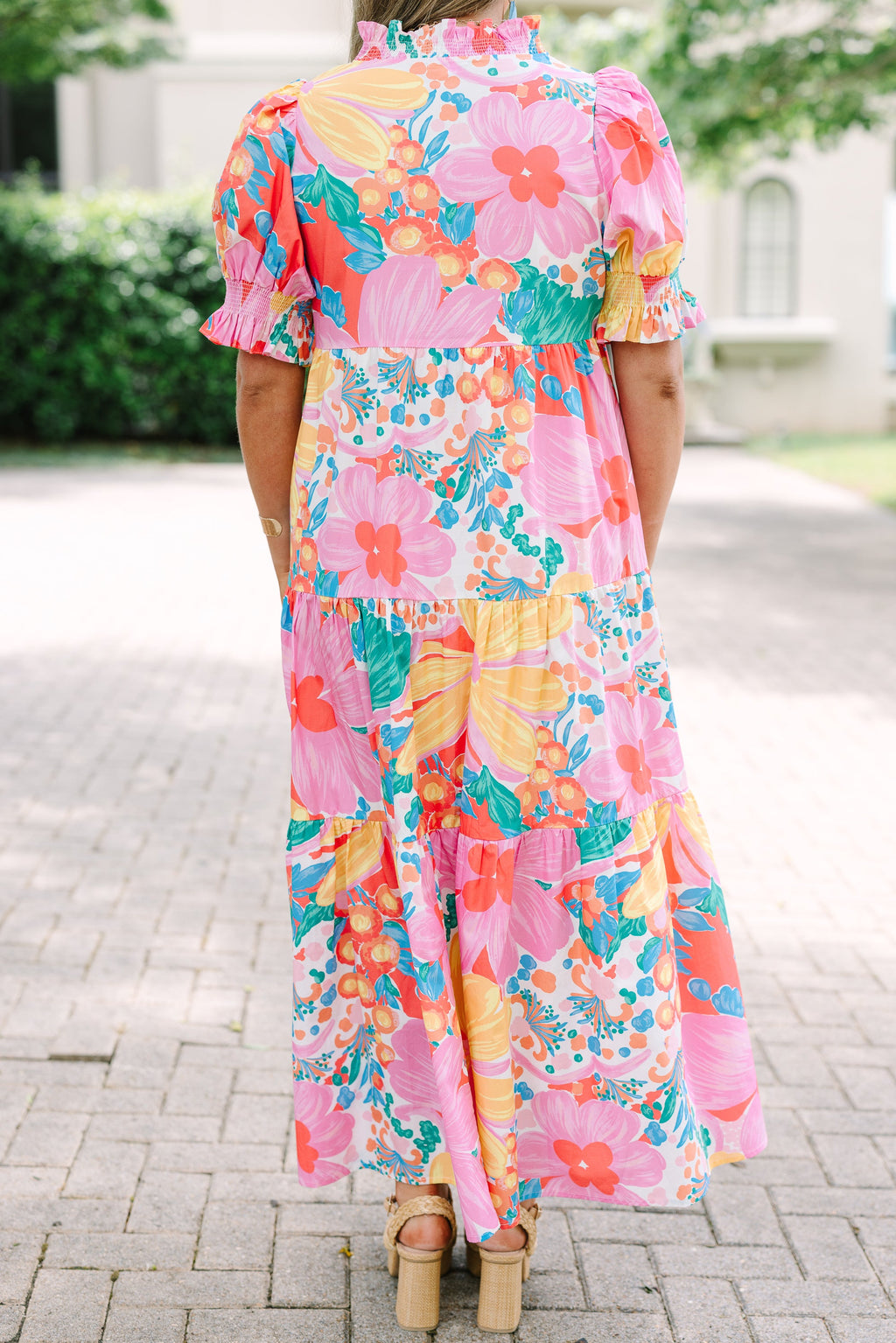 Sweet Recollection Dress, Fuchsia