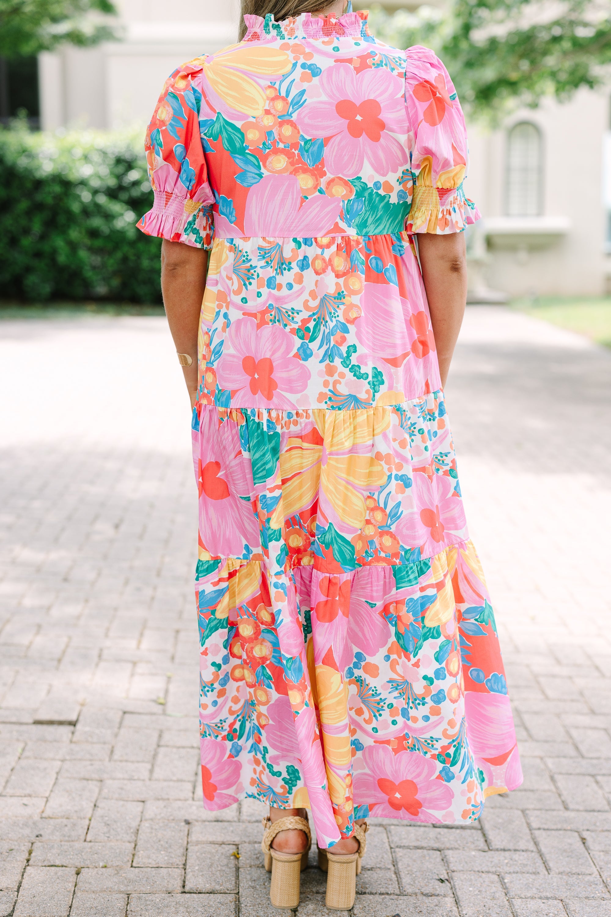 Sweet Recollection Dress, Fuchsia