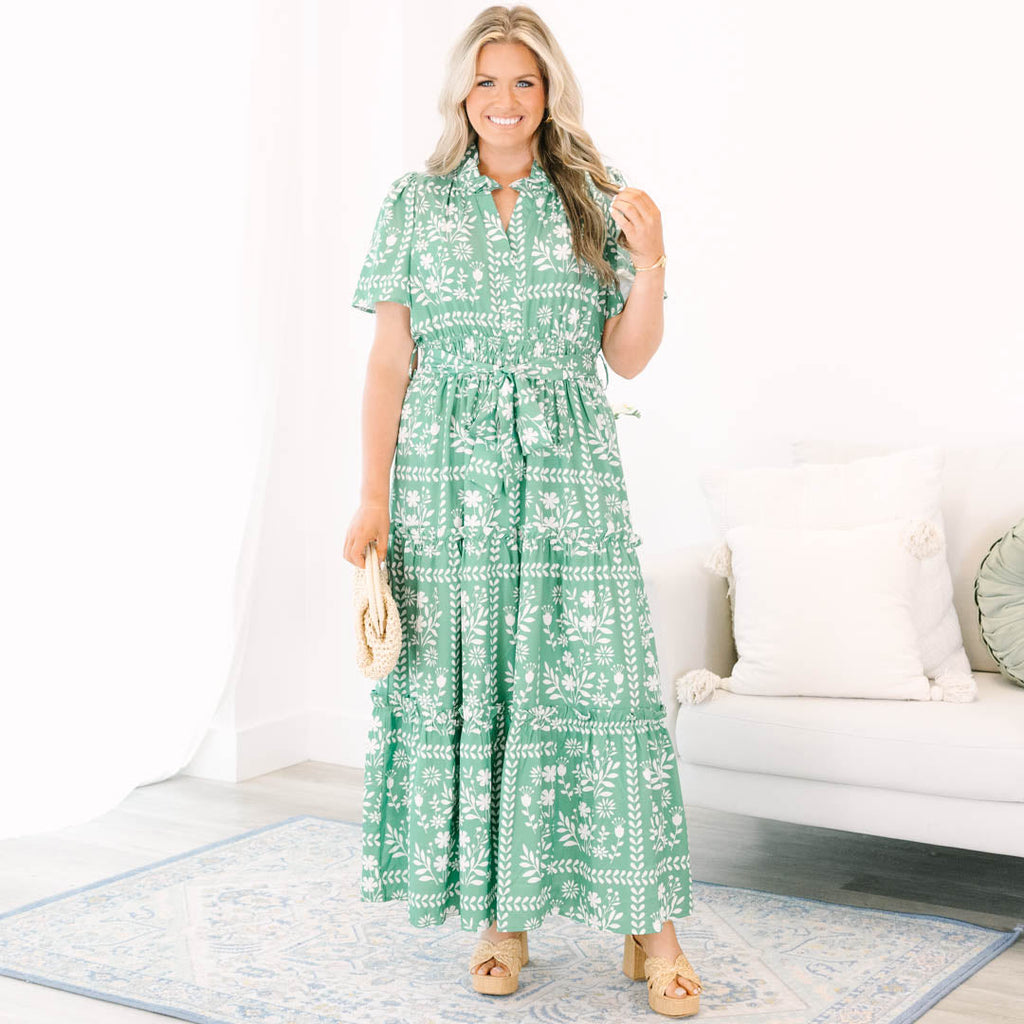 Sweet Thoughts Dress, Green