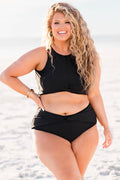Swim With Me Swim Top, Black