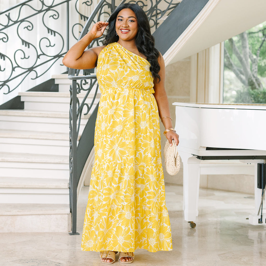 Swing My Way Dress, Yellow