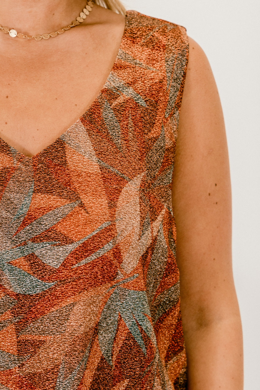 Sycamore Trees Tank, Rust/Mocha