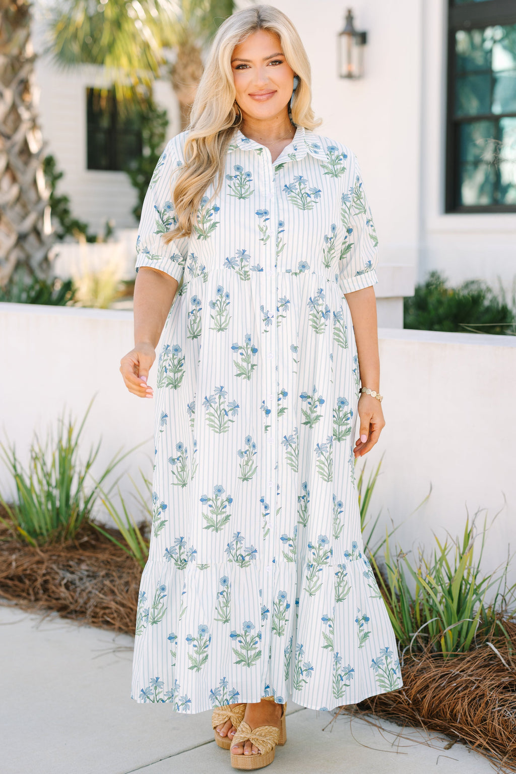 Take A Second Dress, Light Blue