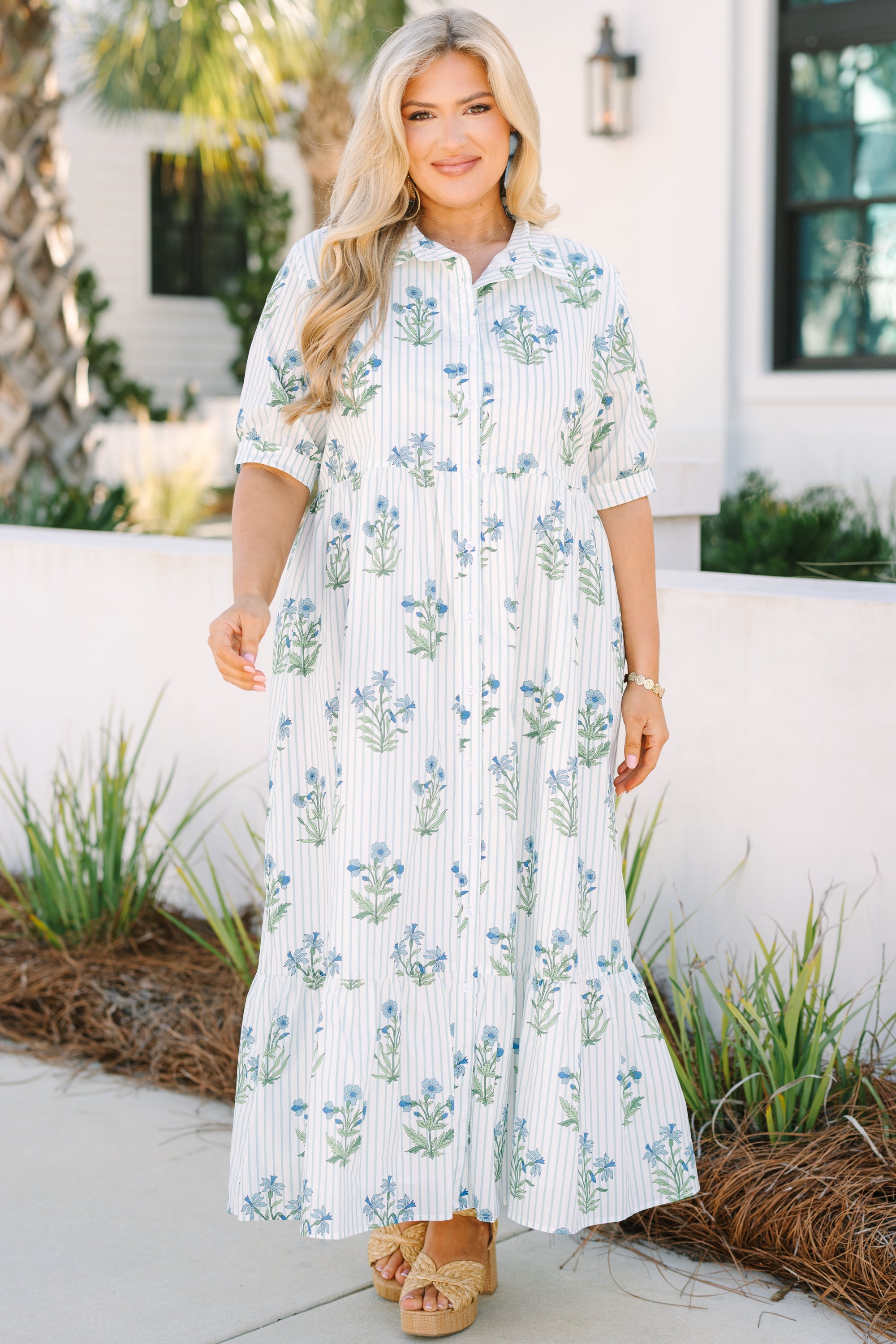 Take A Second Dress, Light Blue