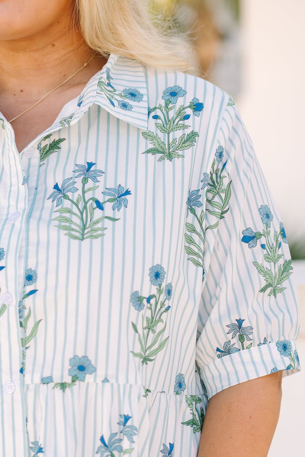 Take A Second Dress, Light Blue