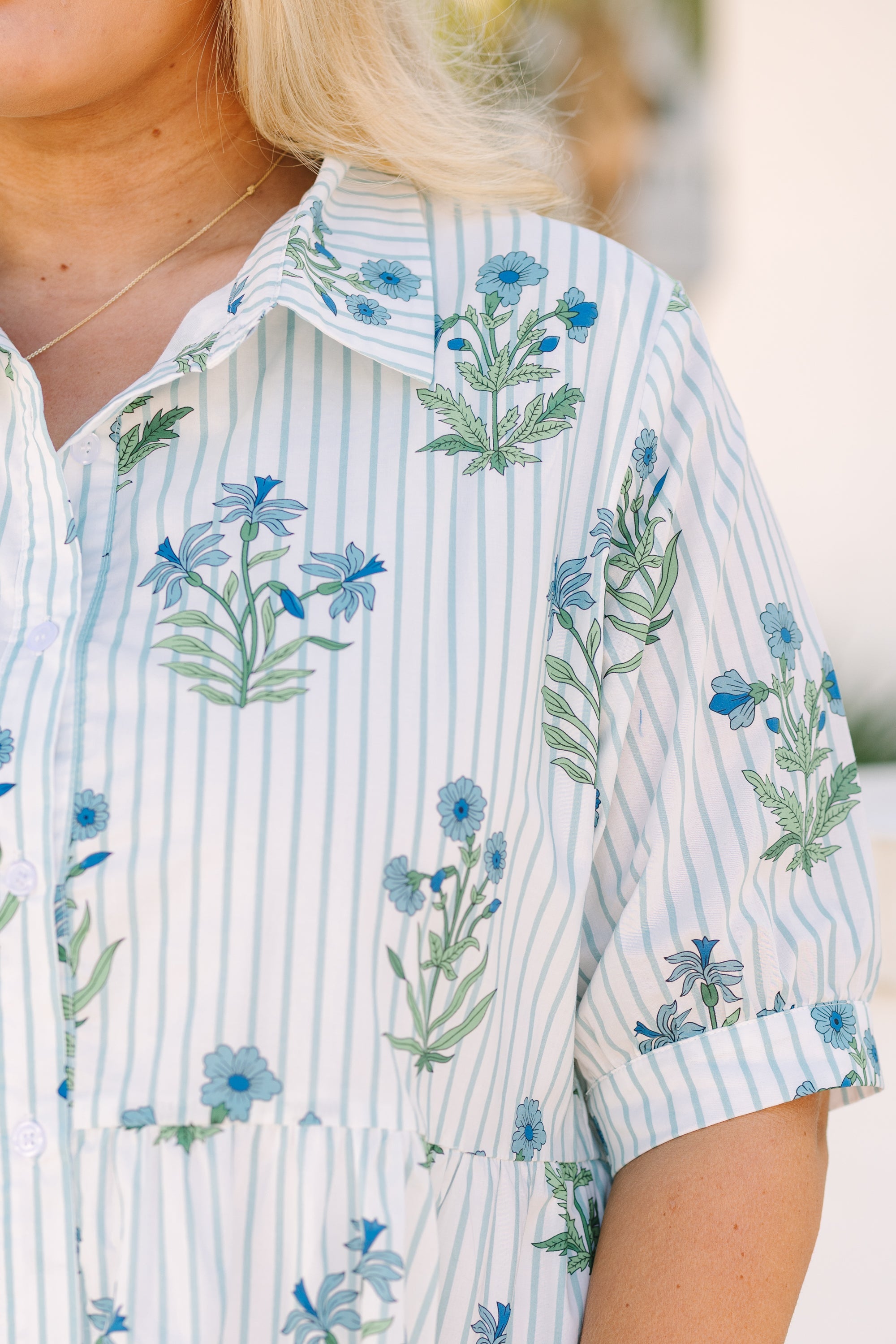 Take A Second Dress, Light Blue