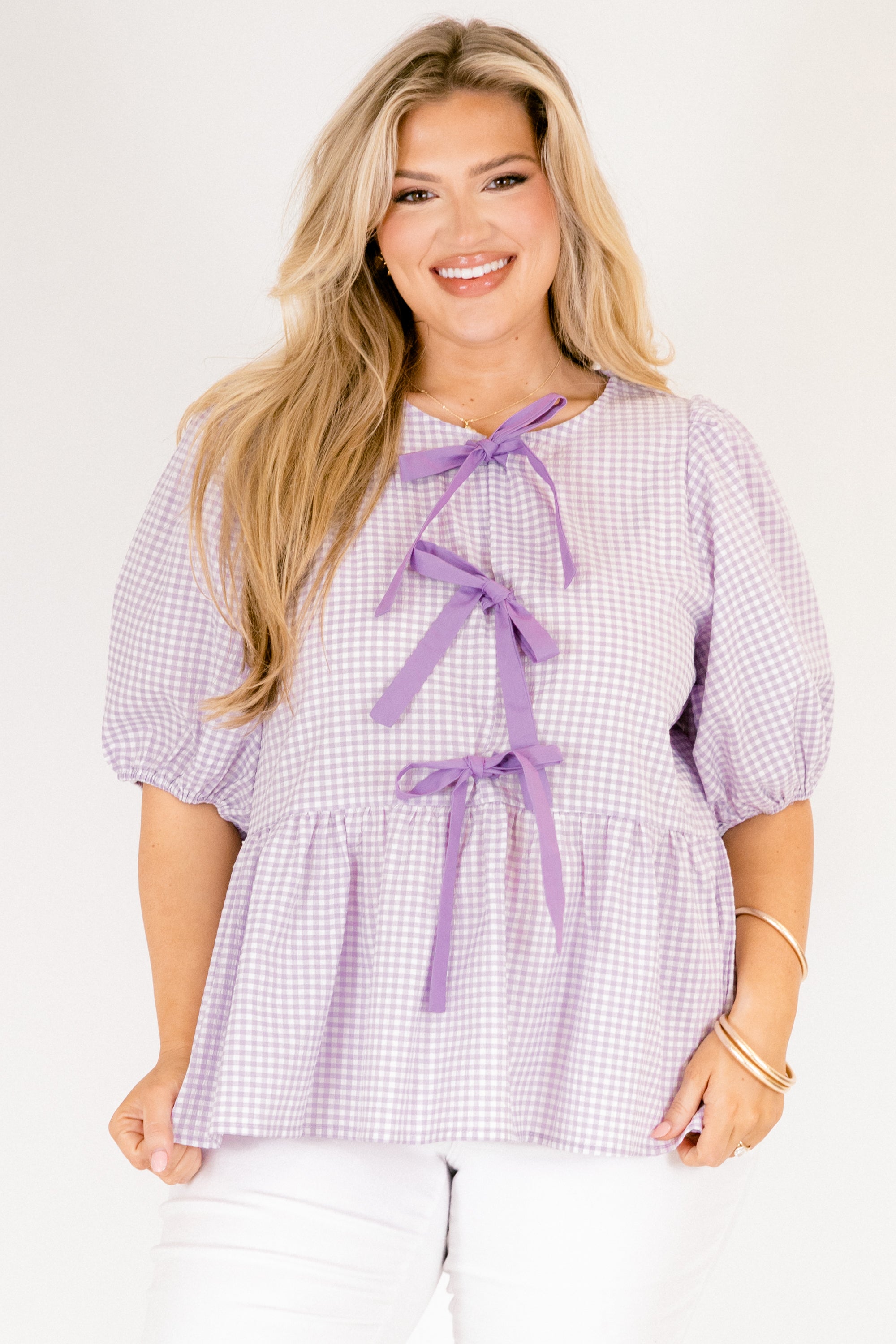 Take It Easy Now Top, Purple