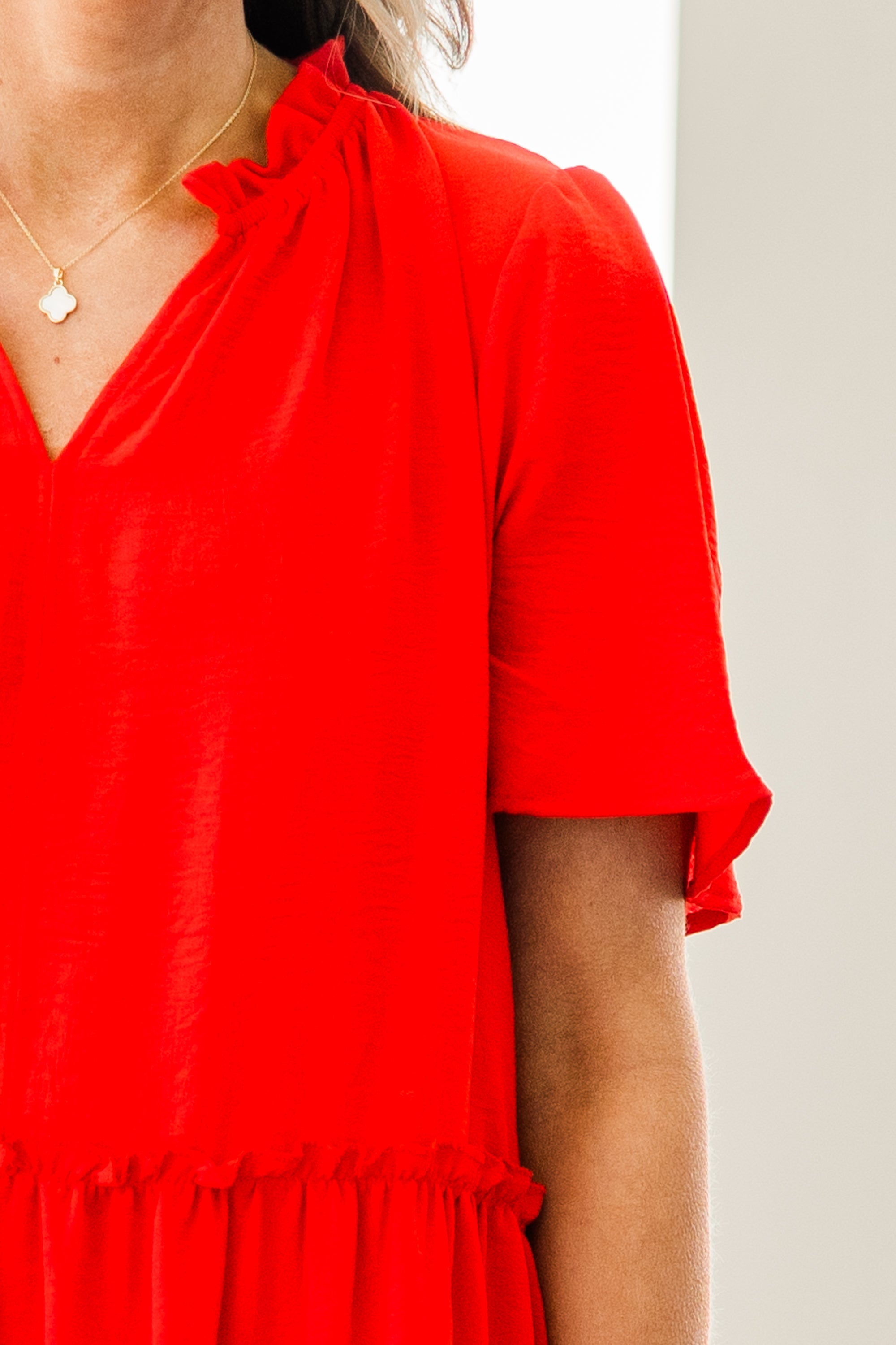 Take Over Dress, Red