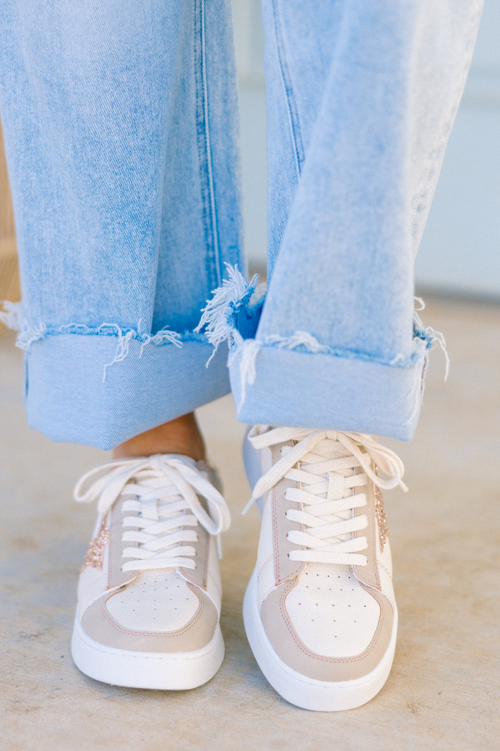 Take The Chance Sneakers, Gold