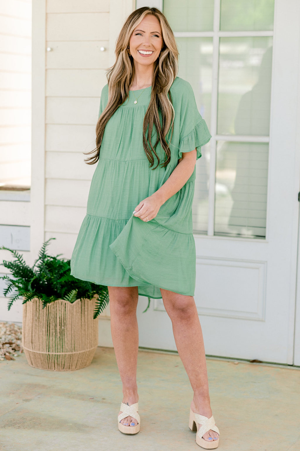Show Me The Way Dress, Green