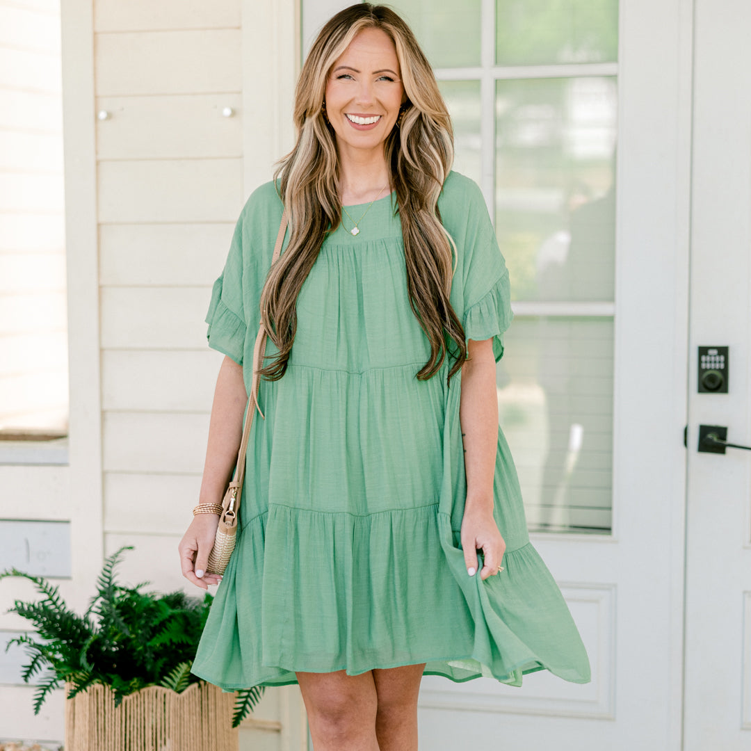 Show Me The Way Dress, Green