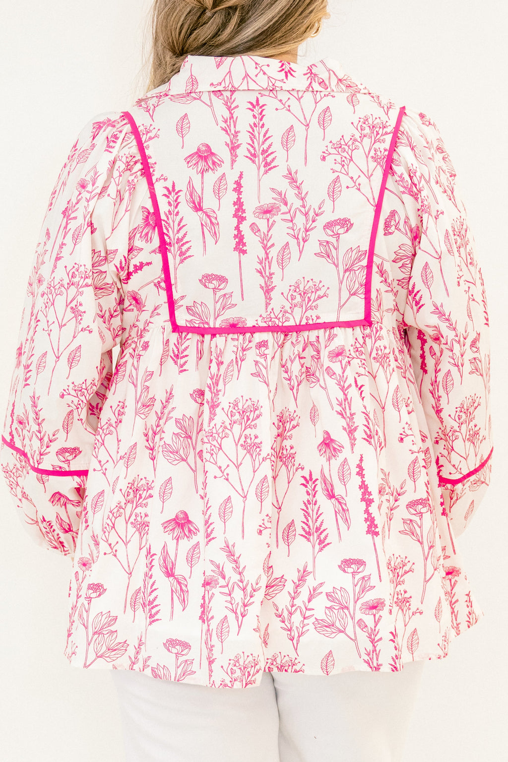 Take What I Can Get Top, Pink Toile