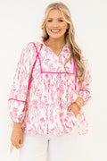 Take What I Can Get Top, Pink Toile