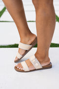 Take You Away Sandals, Natural