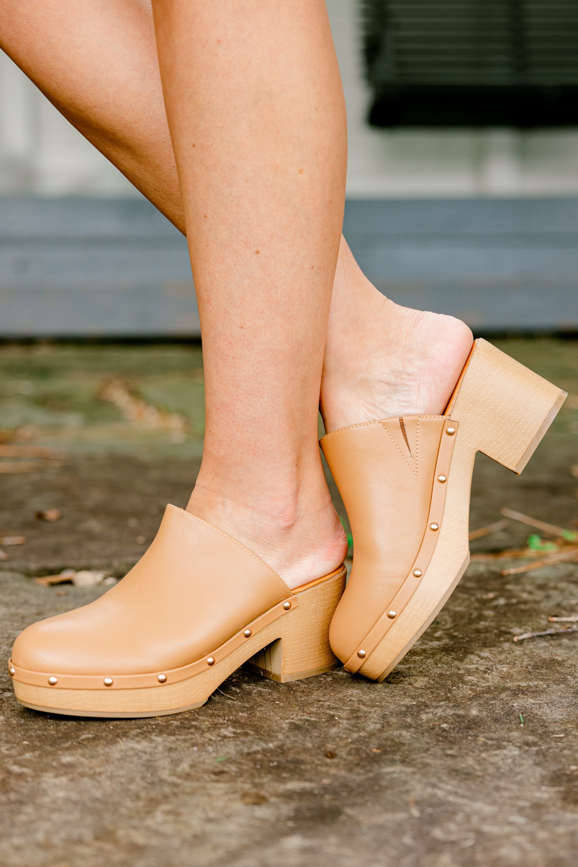 Take You Out Clogs, Tan