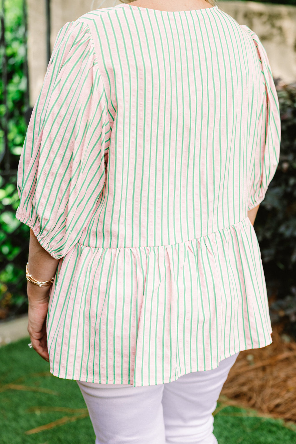 Take It Easy Now Top, Pink-Green