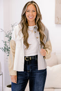 Taking My Chances Jacket, Grey-Taupe