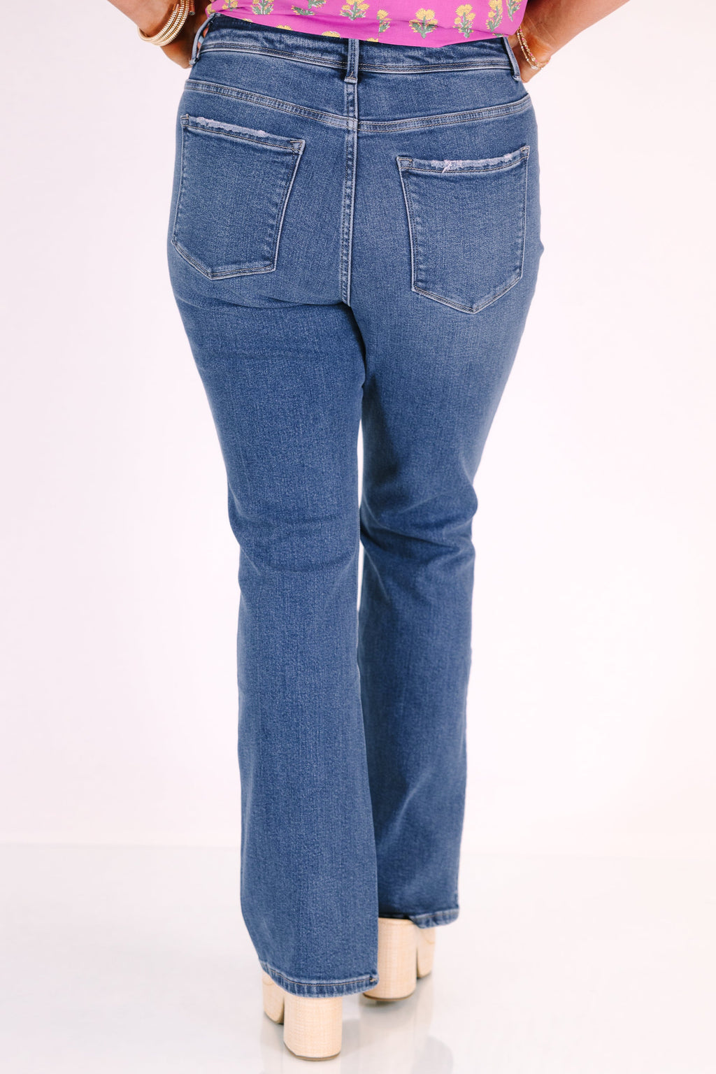 Taking The Path Less Traveled Jeans, Medium Wash