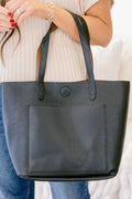 Taking You With Me Tote, Black