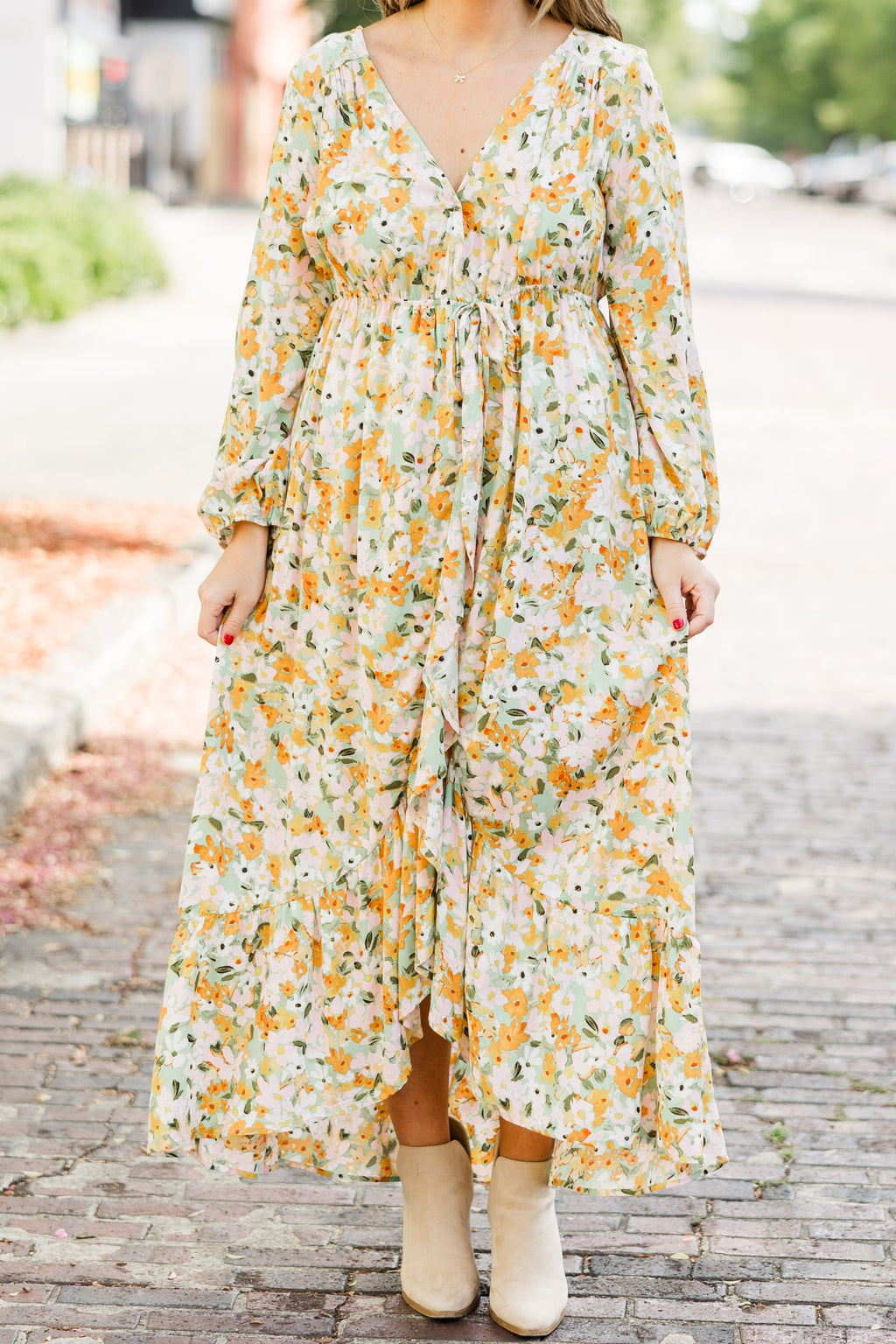 Talking Bout' My Girl Dress, Yellow