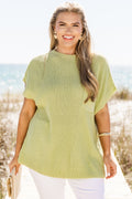Talking To The Moon Sweater, Light Sage