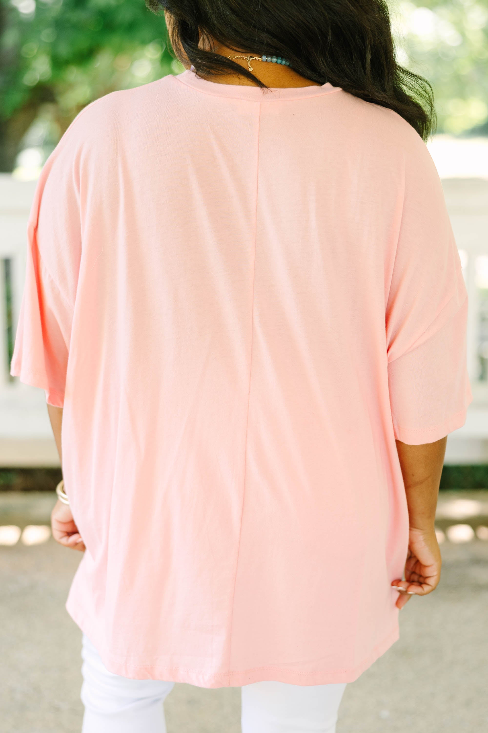 Teaching in Style Boyfriend Tee, Dark Pink