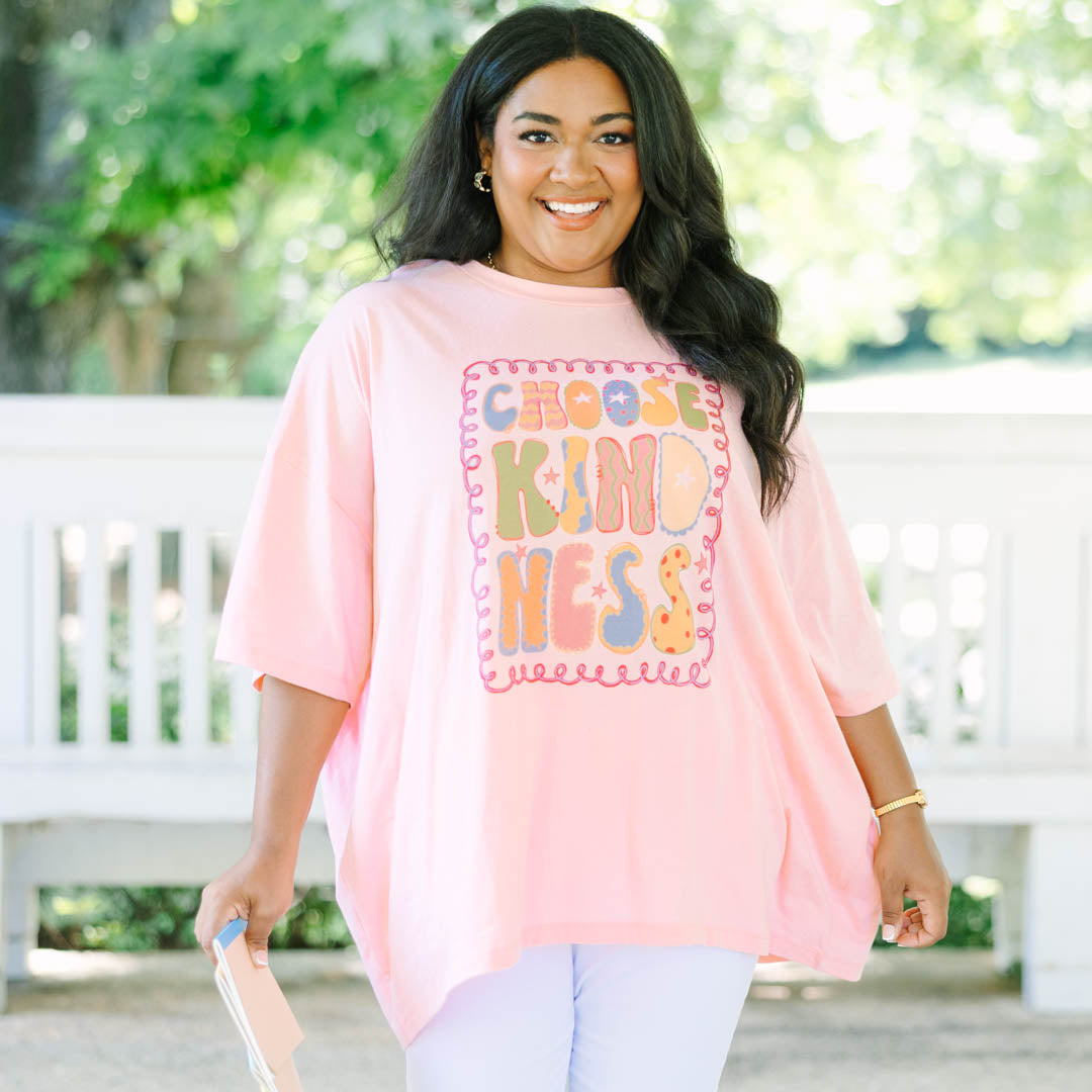 Teaching Moment Boyfriend Tee, Dark Pink