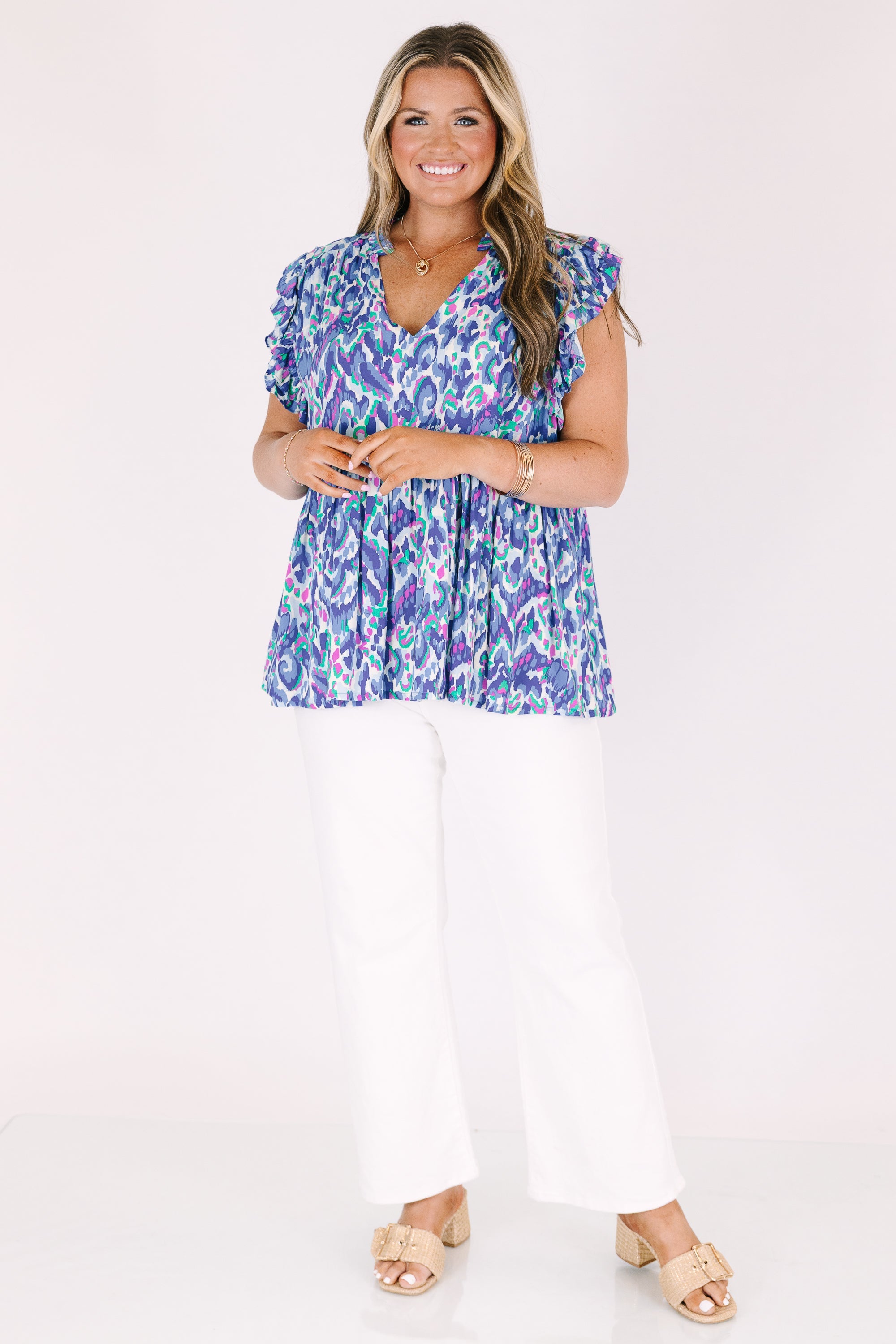 Telling The Truth Top, Blue