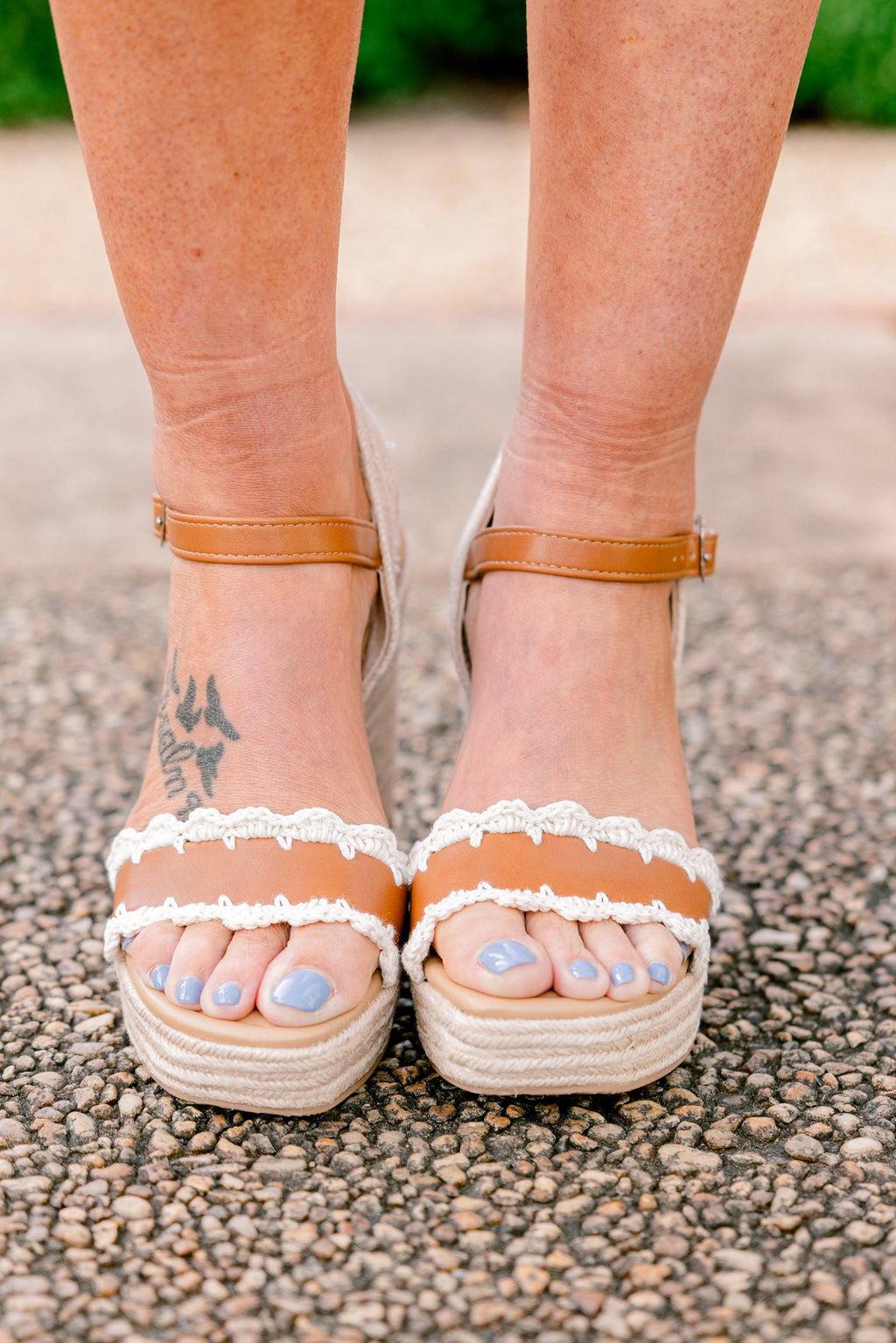 The Beauty of Now Wedges, Tan