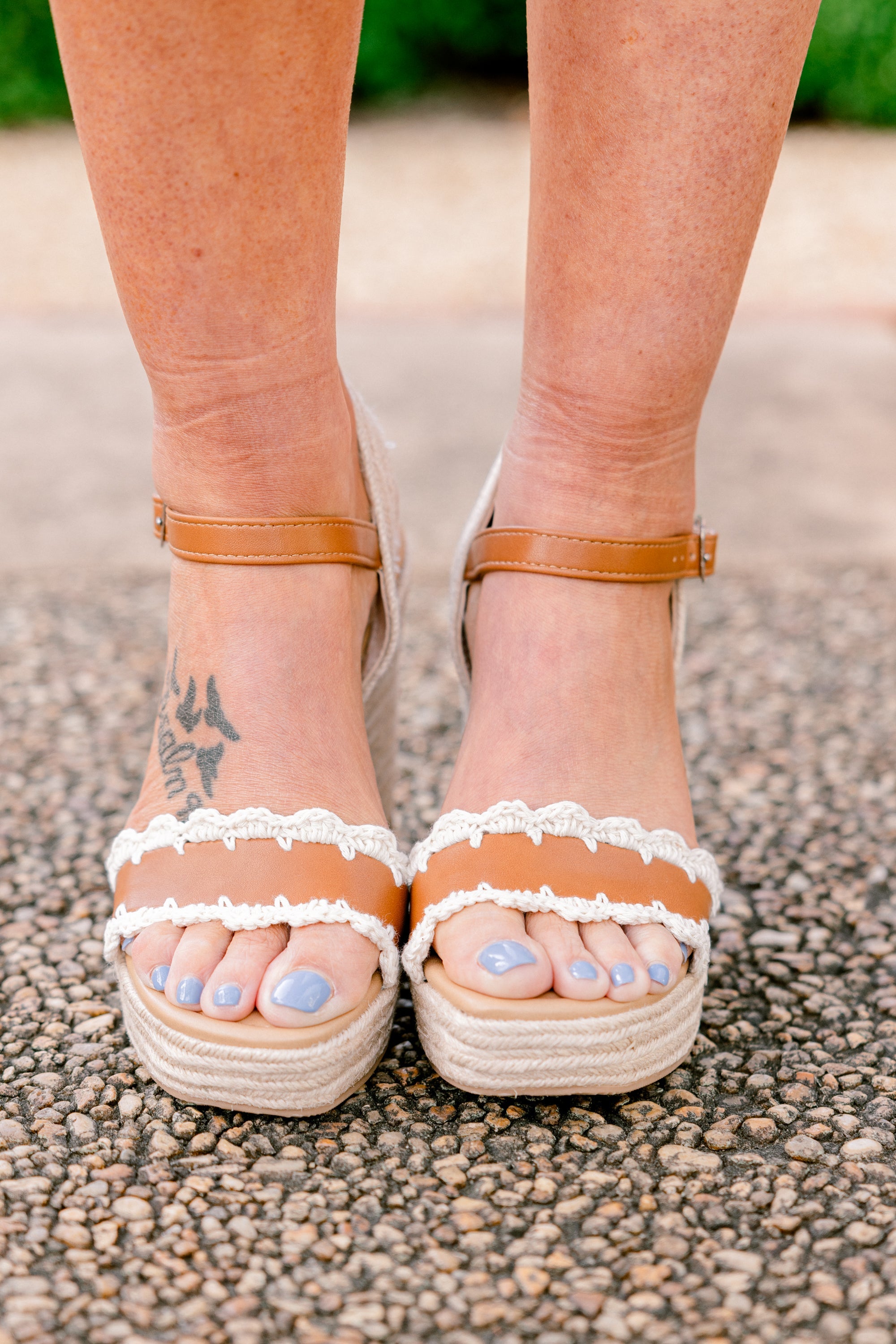 The Beauty of Now Wedges, Tan