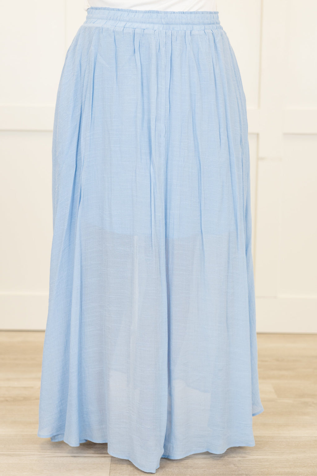 The Break Is Over Skirt, Misty Blue