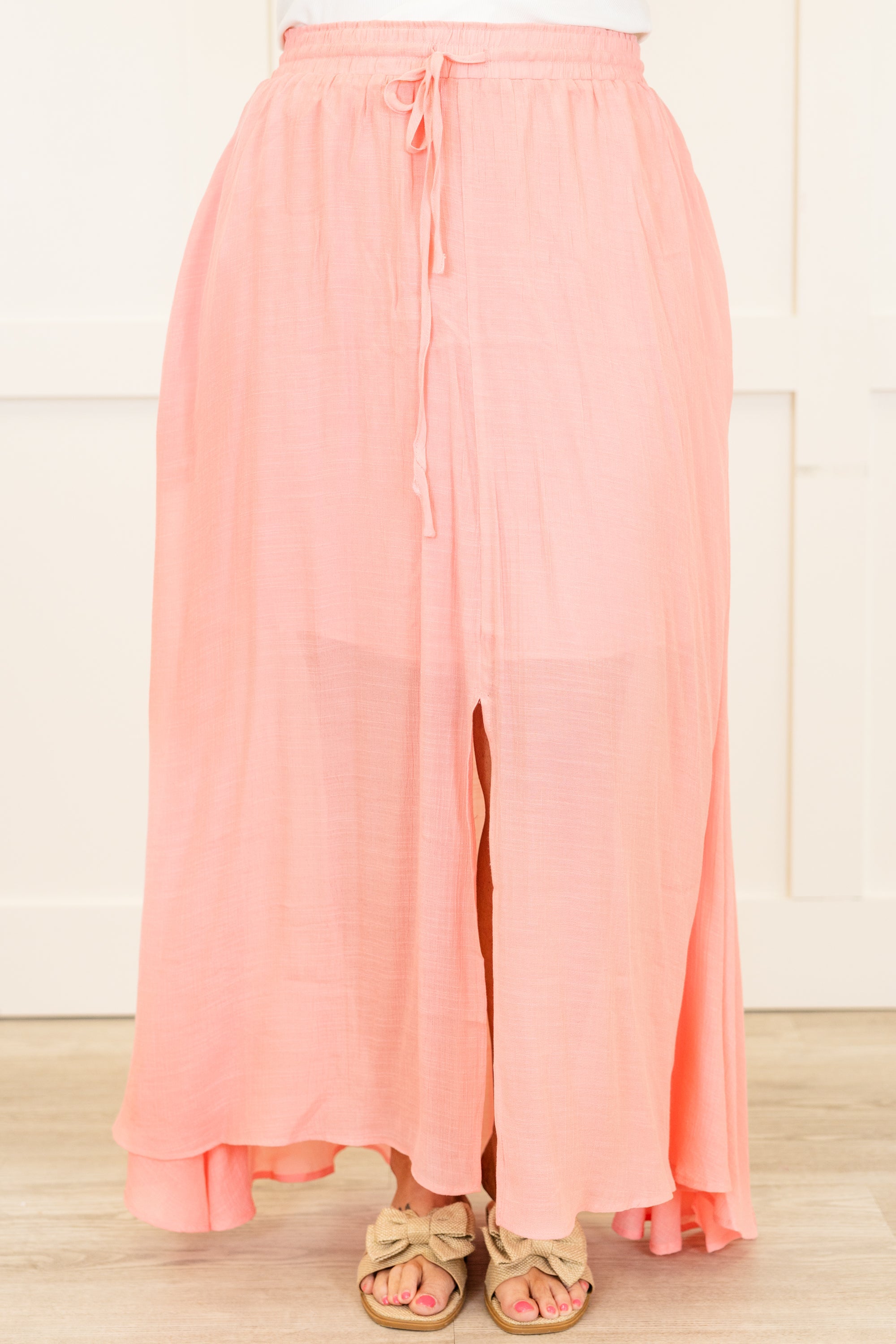 The Break Is Over Skirt, Pastel Pink