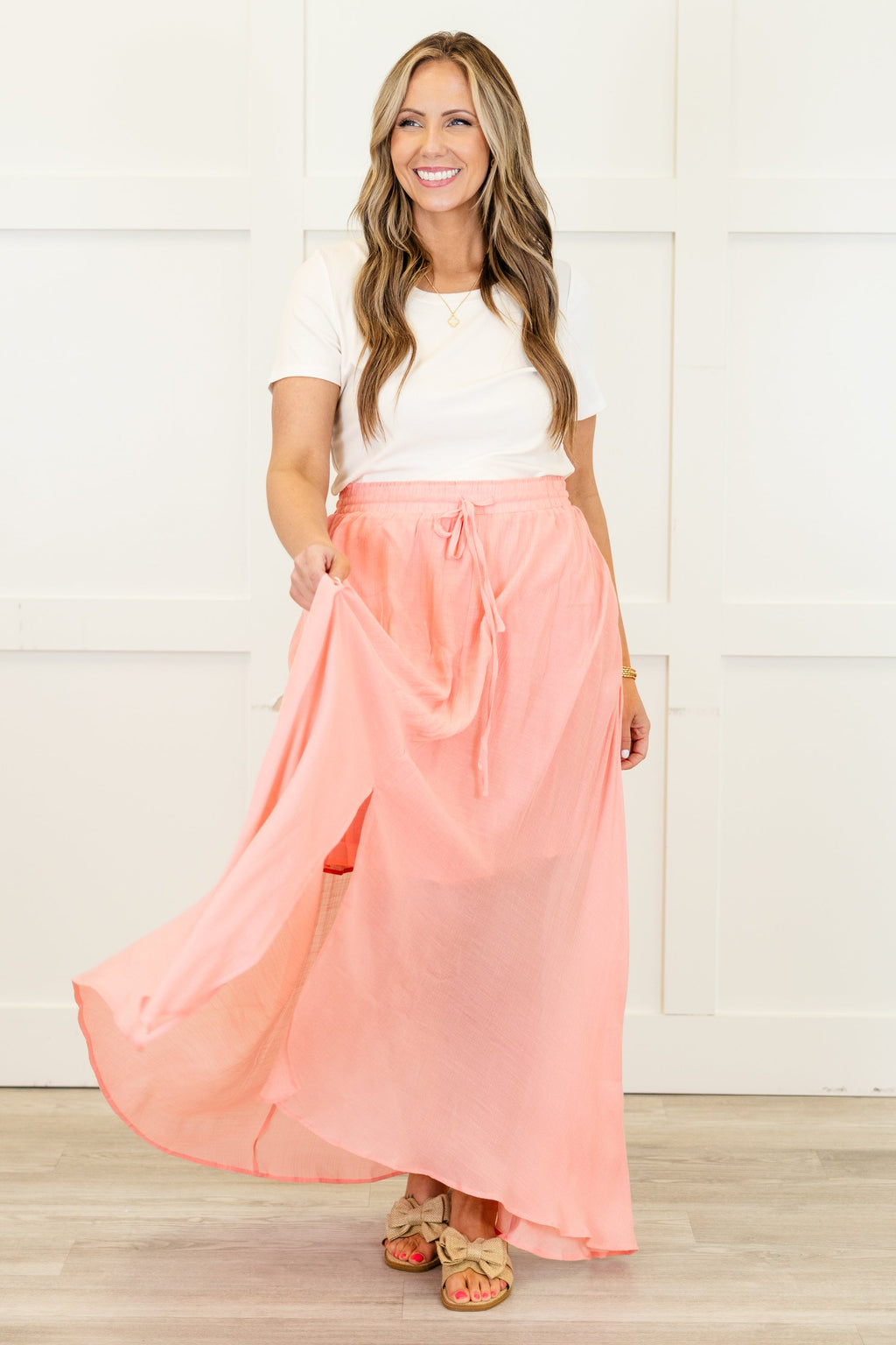 The Break Is Over Skirt, Pastel Pink
