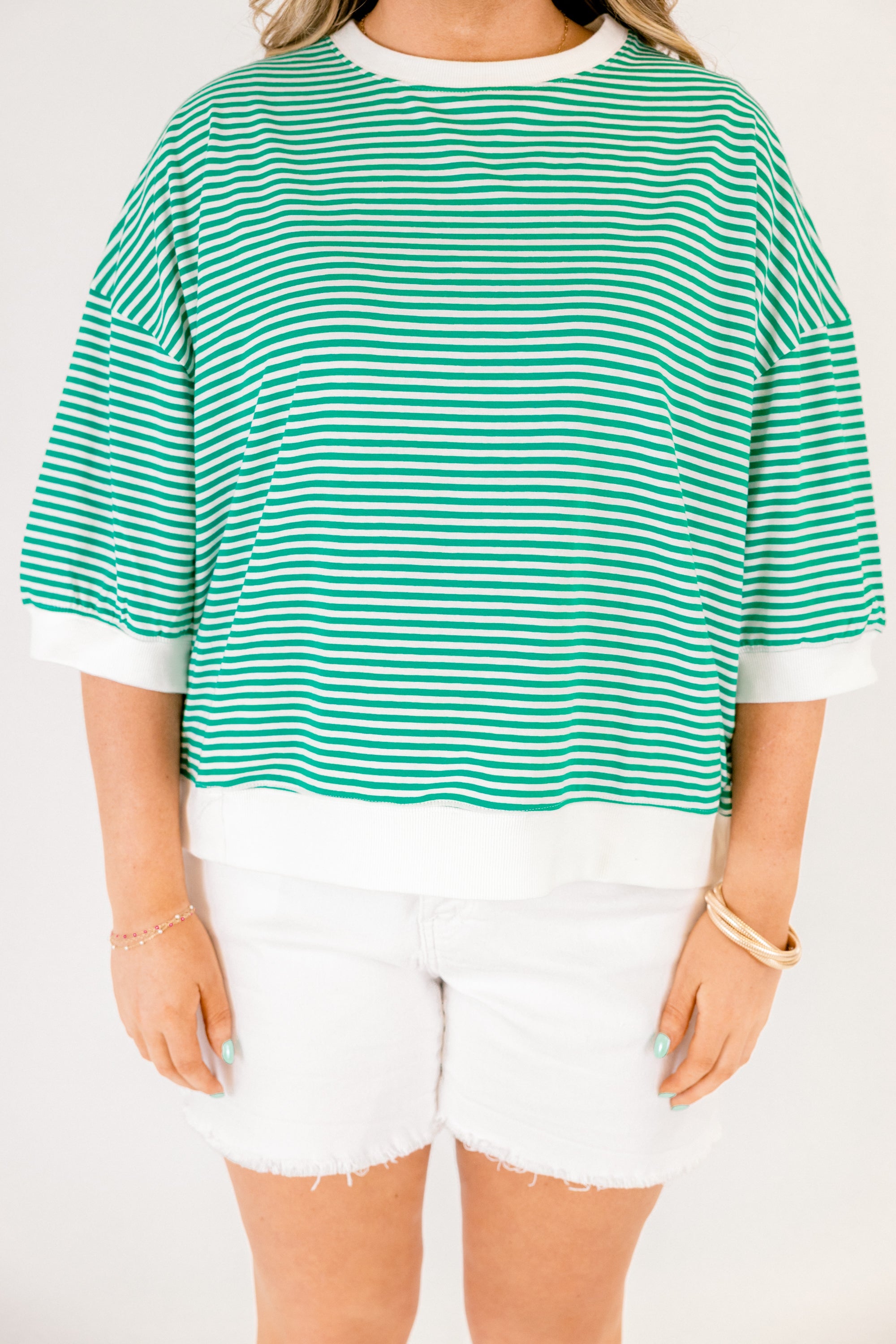 The Classic Coastline Top, Kelly Green