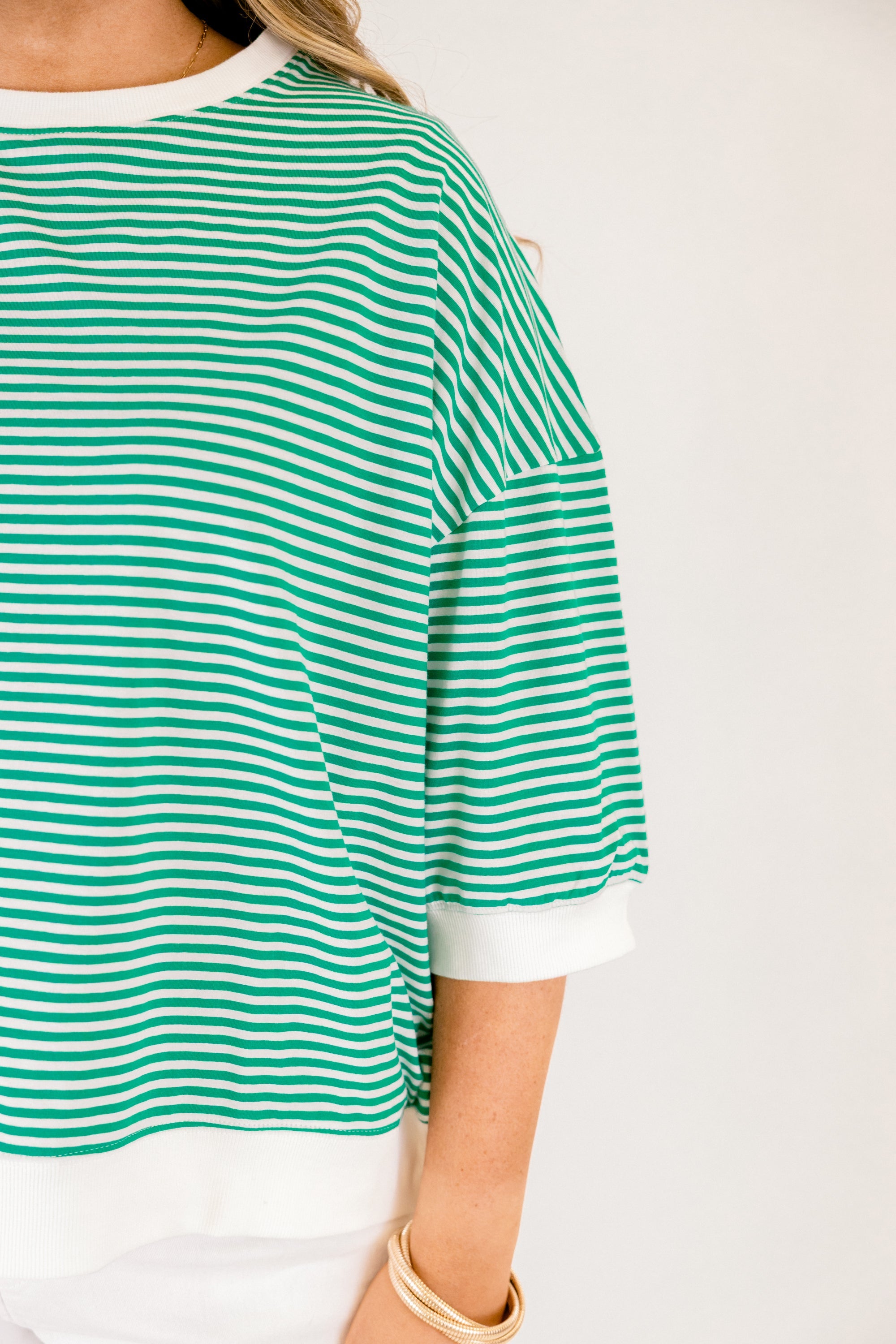 The Classic Coastline Top, Kelly Green
