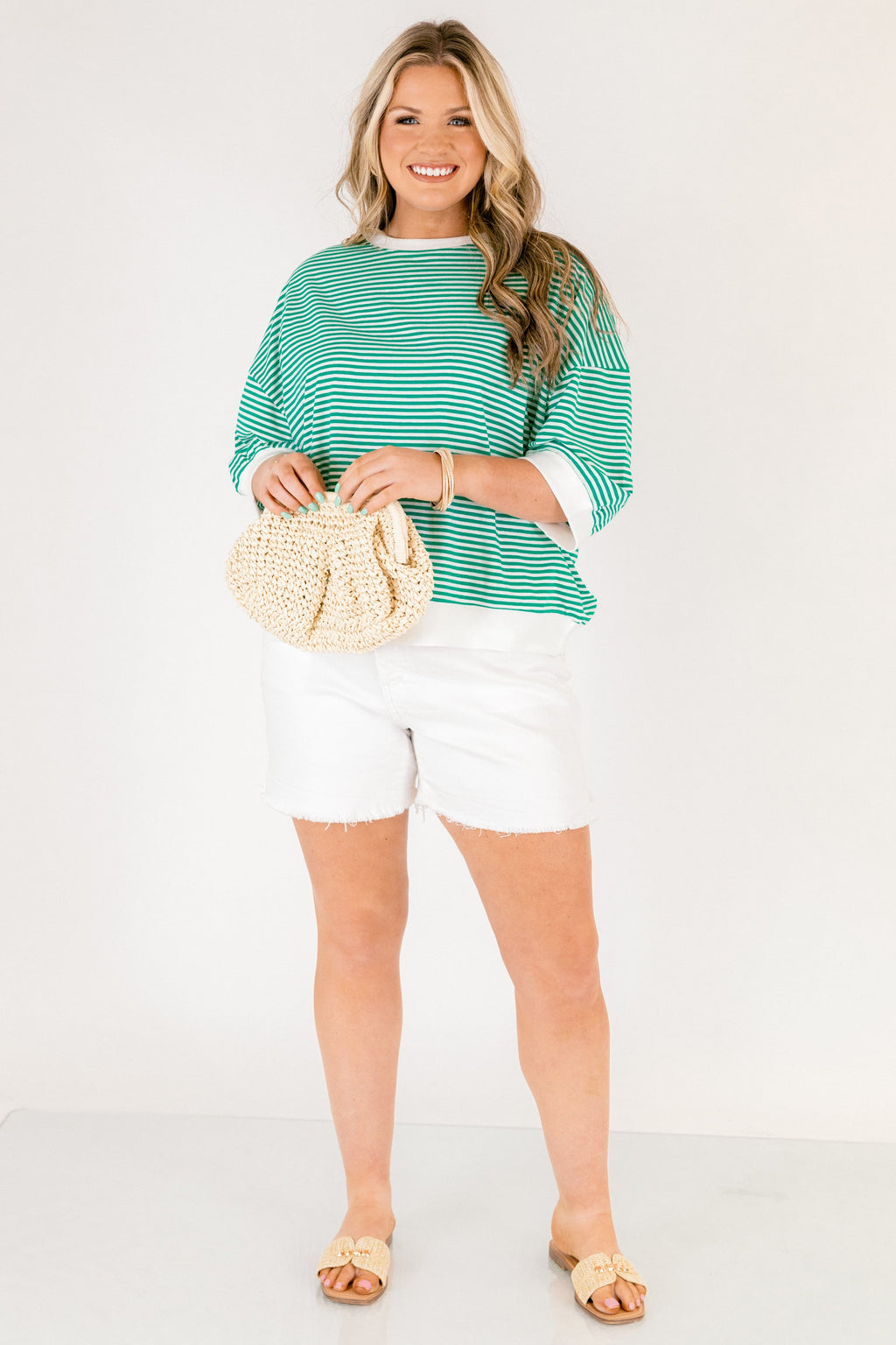 The Classic Coastline Top, Kelly Green